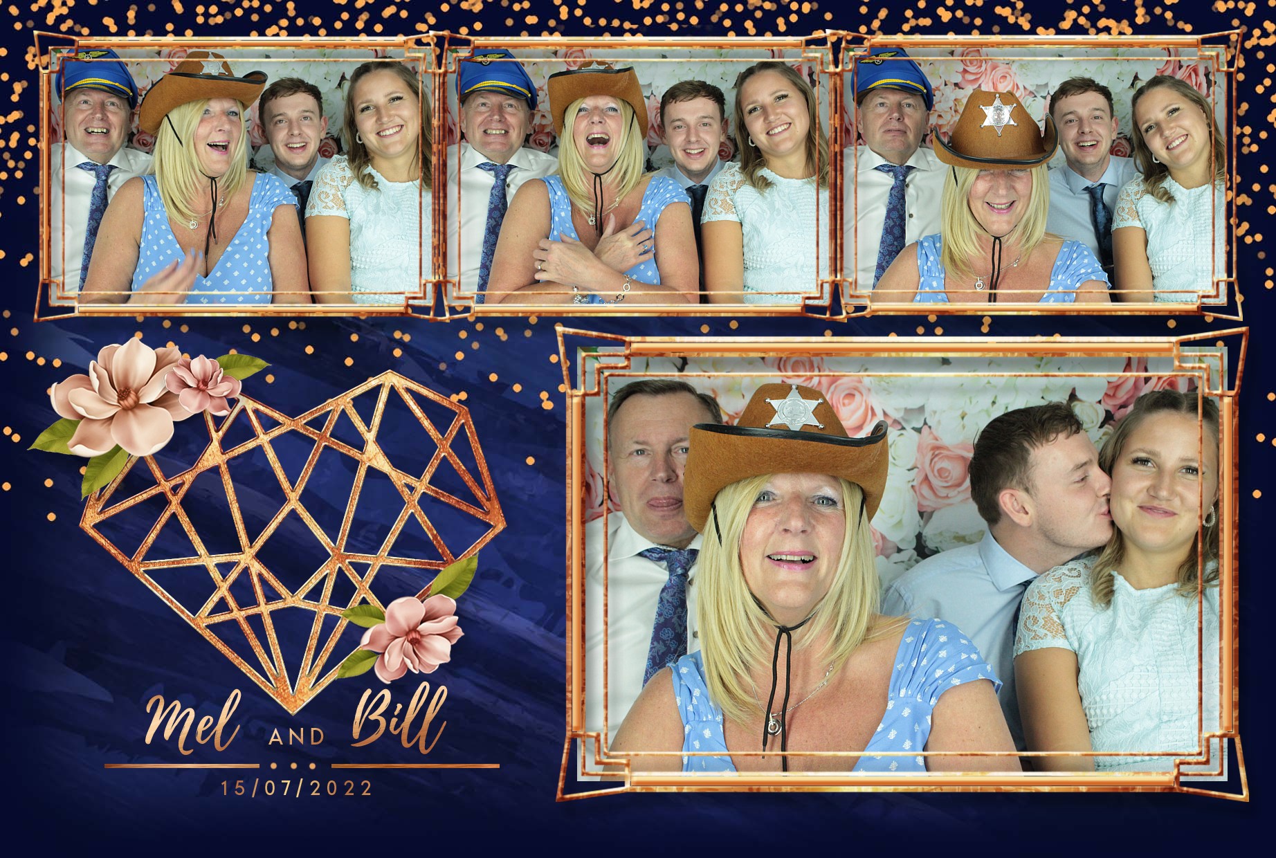 Mel & Bill's Wedding  | View more photos from the event at gallery.myphotoboothexperience.co.uk/u/MyPhotoBoothExperienceLtd/Mel-Bills-Wedding