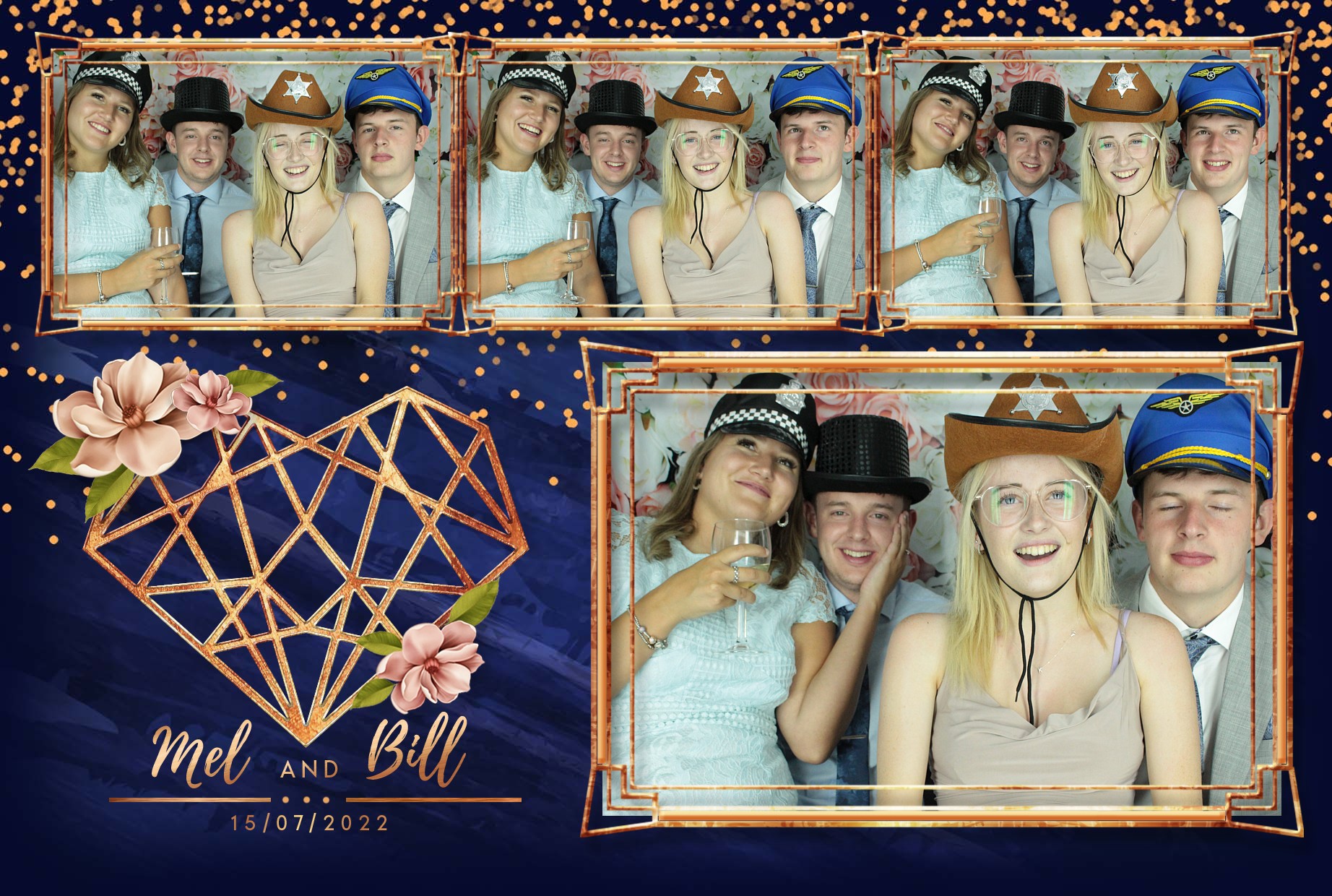 Mel & Bill's Wedding  | View more photos from the event at gallery.myphotoboothexperience.co.uk/u/MyPhotoBoothExperienceLtd/Mel-Bills-Wedding