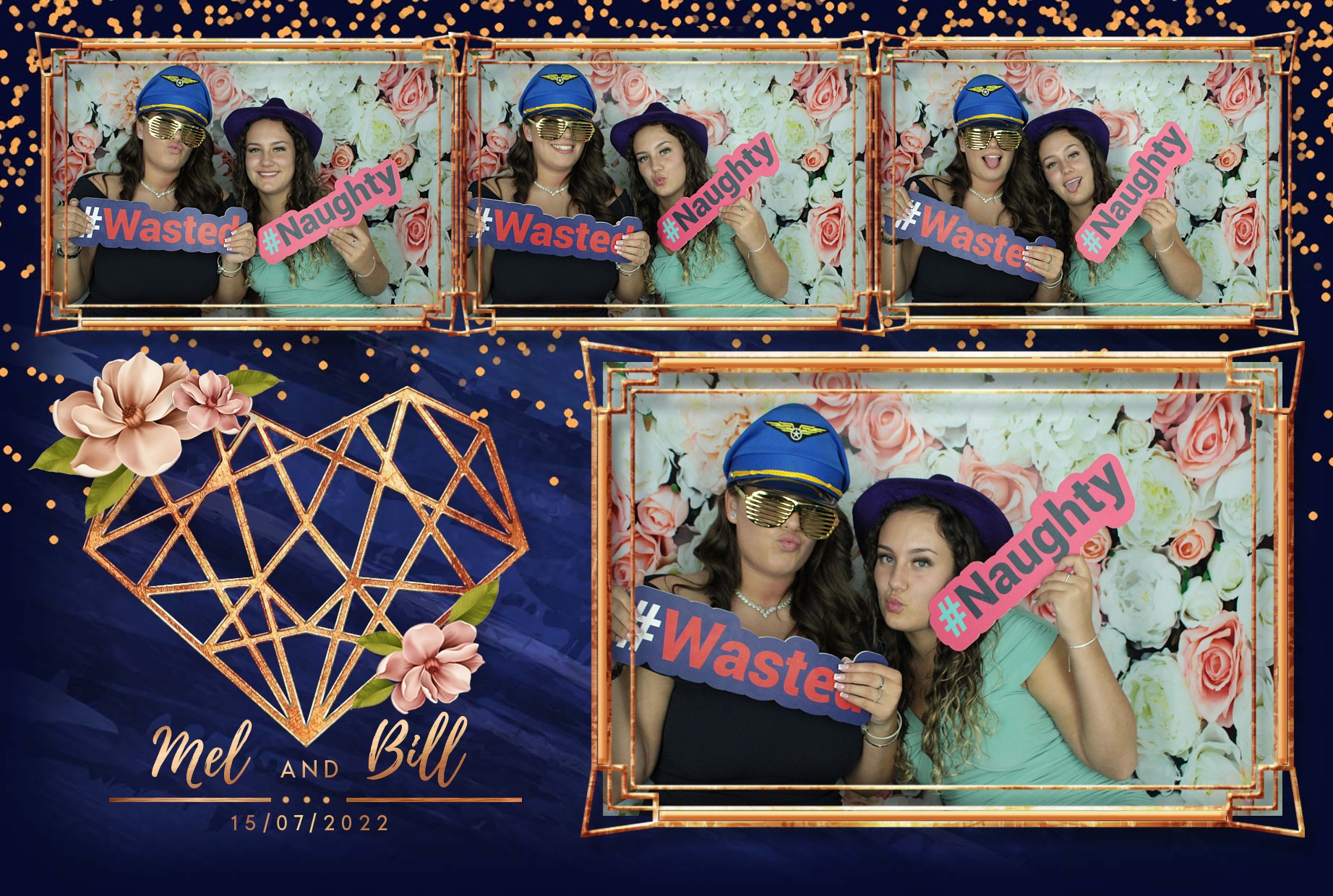 Mel & Bill's Wedding  | View more photos from the event at gallery.myphotoboothexperience.co.uk/u/MyPhotoBoothExperienceLtd/Mel-Bills-Wedding