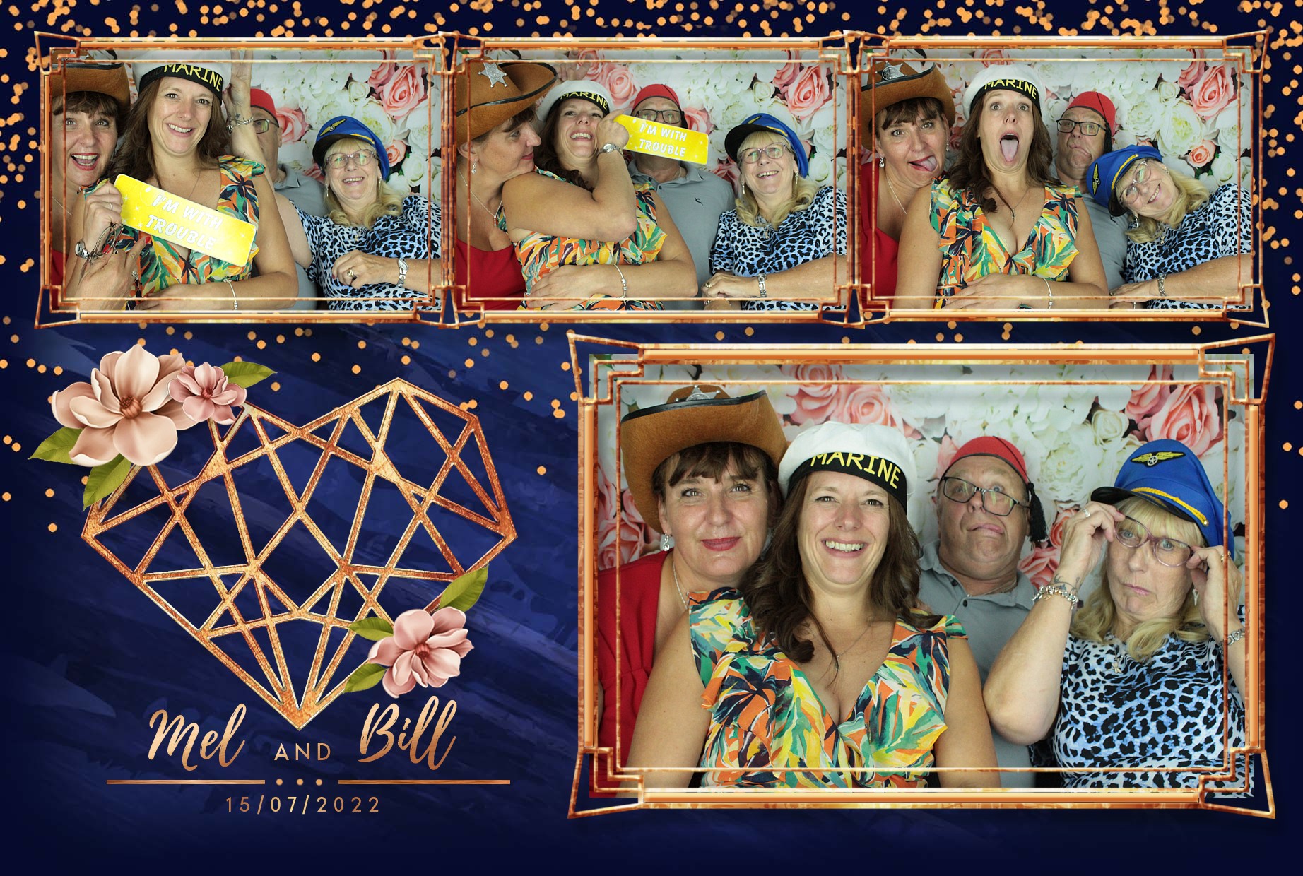 Mel & Bill's Wedding  | View more photos from the event at gallery.myphotoboothexperience.co.uk/u/MyPhotoBoothExperienceLtd/Mel-Bills-Wedding