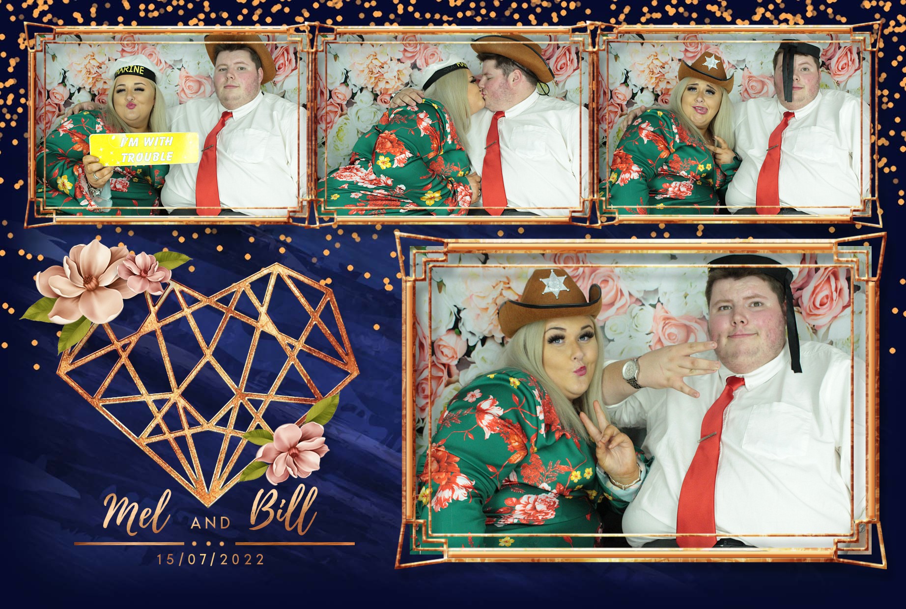 Mel & Bill's Wedding  | View more photos from the event at gallery.myphotoboothexperience.co.uk/u/MyPhotoBoothExperienceLtd/Mel-Bills-Wedding