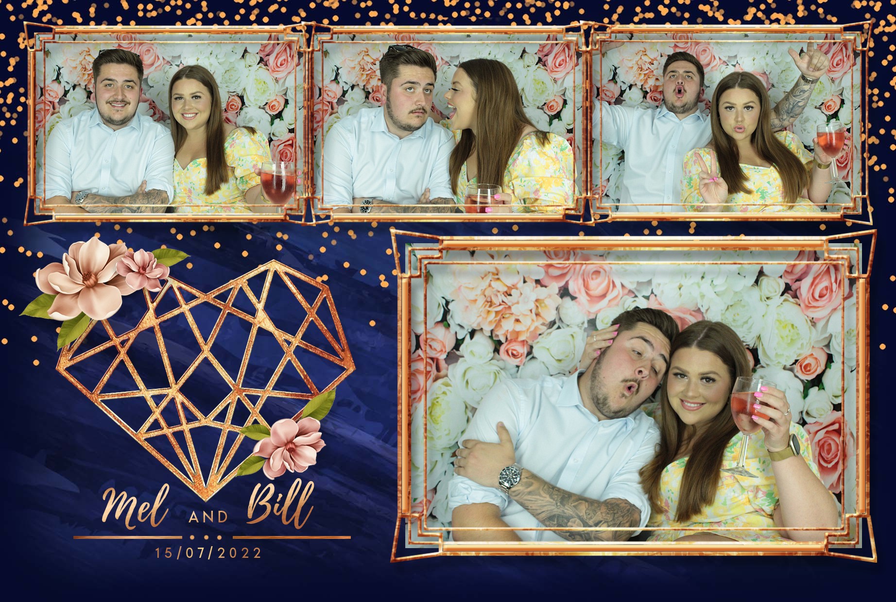 Mel & Bill's Wedding  | View more photos from the event at gallery.myphotoboothexperience.co.uk/u/MyPhotoBoothExperienceLtd/Mel-Bills-Wedding