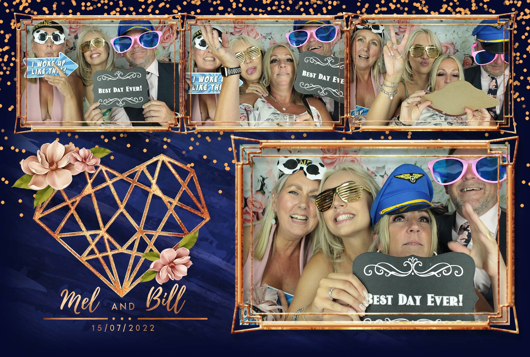 Mel & Bill's Wedding  | View more photos from the event at gallery.myphotoboothexperience.co.uk/u/MyPhotoBoothExperienceLtd/Mel-Bills-Wedding