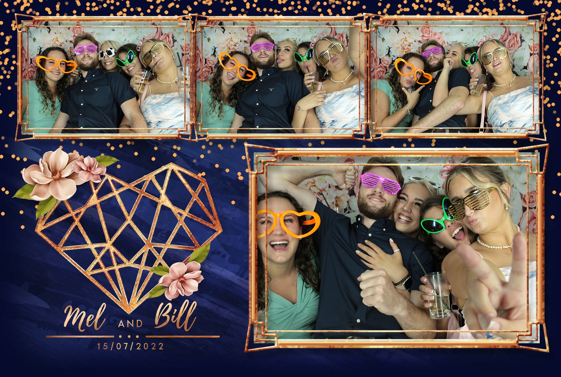 Mel & Bill's Wedding  | View more photos from the event at gallery.myphotoboothexperience.co.uk/u/MyPhotoBoothExperienceLtd/Mel-Bills-Wedding