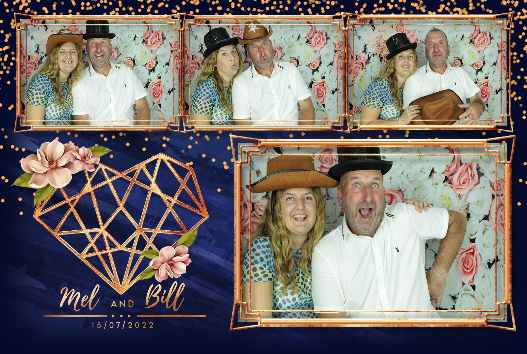 Mel & Bill's Wedding  | View more photos from the event at gallery.myphotoboothexperience.co.uk/u/MyPhotoBoothExperienceLtd/Mel-Bills-Wedding