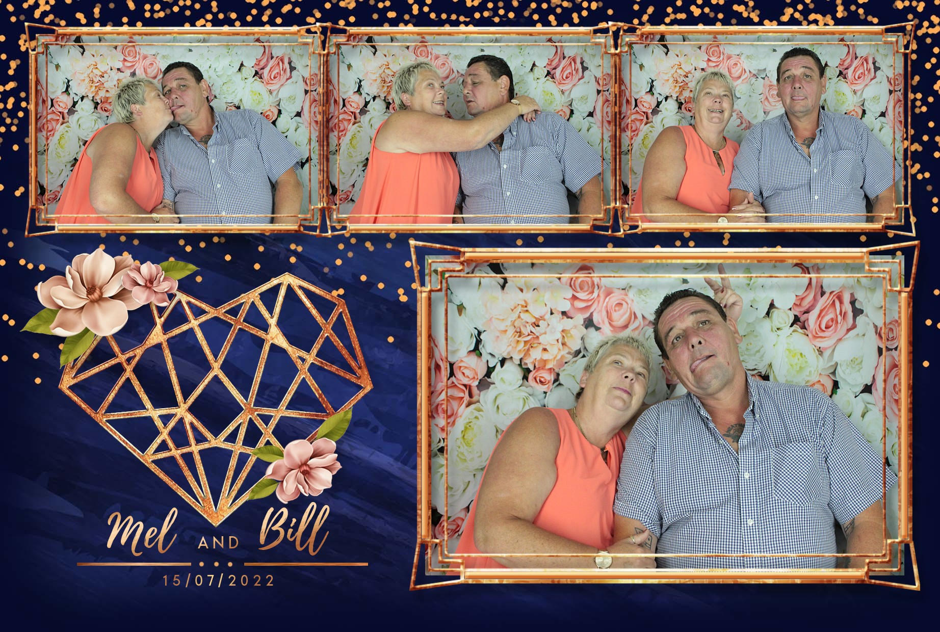 Mel & Bill's Wedding  | View more photos from the event at gallery.myphotoboothexperience.co.uk/u/MyPhotoBoothExperienceLtd/Mel-Bills-Wedding