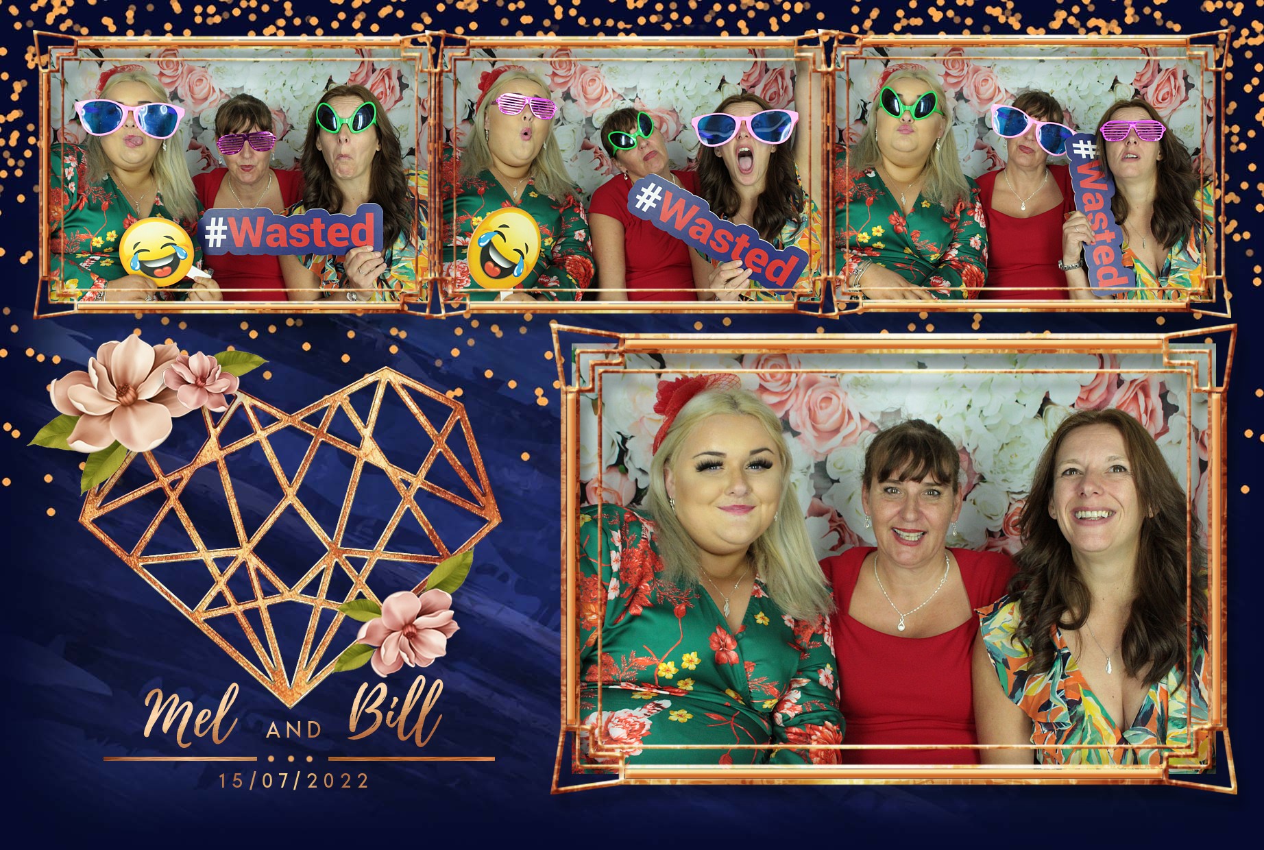 Mel & Bill's Wedding  | View more photos from the event at gallery.myphotoboothexperience.co.uk/u/MyPhotoBoothExperienceLtd/Mel-Bills-Wedding