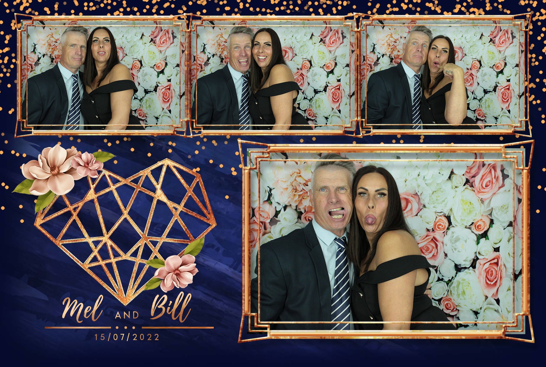 Mel & Bill's Wedding  | View more photos from the event at gallery.myphotoboothexperience.co.uk/u/MyPhotoBoothExperienceLtd/Mel-Bills-Wedding