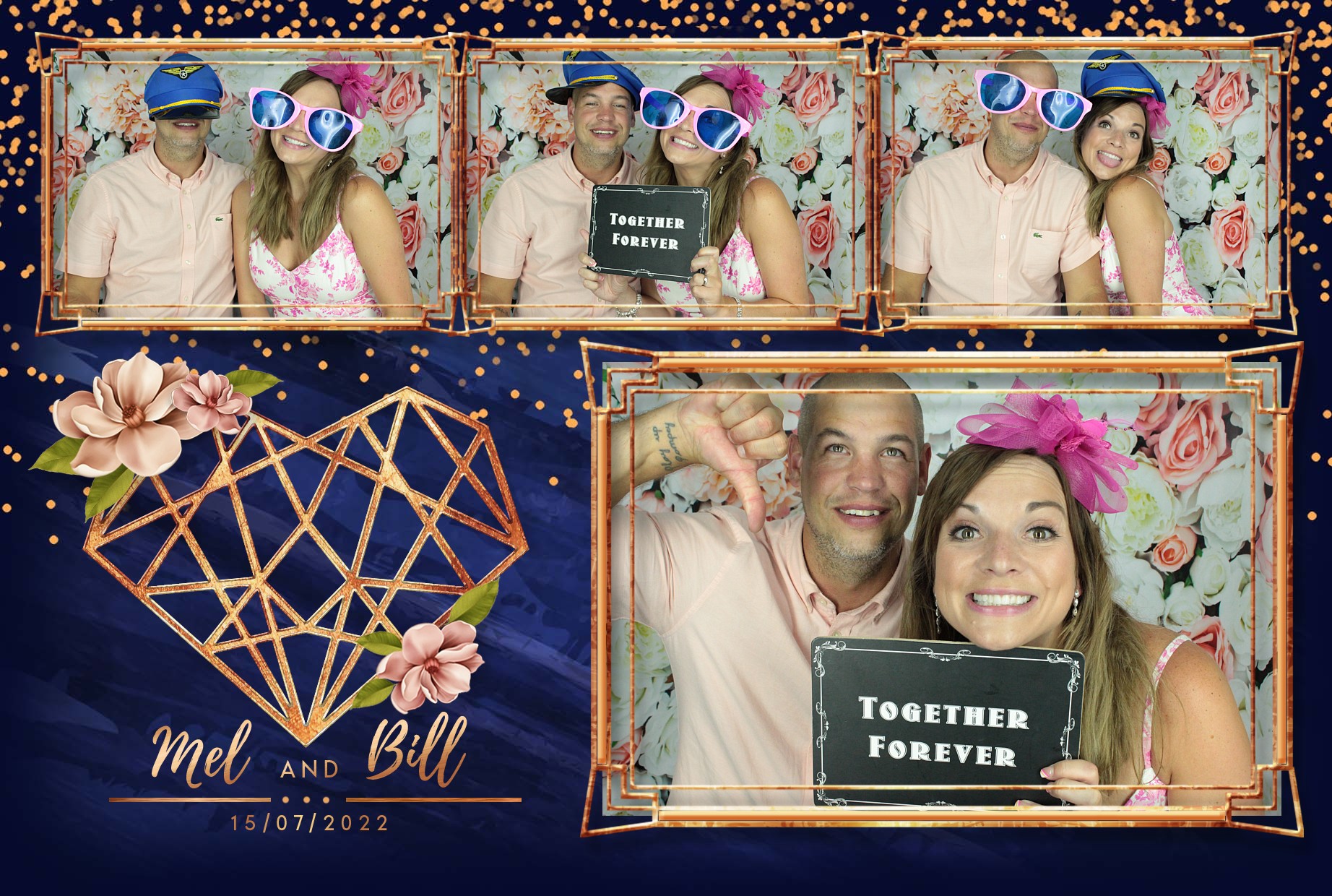 Mel & Bill's Wedding  | View more photos from the event at gallery.myphotoboothexperience.co.uk/u/MyPhotoBoothExperienceLtd/Mel-Bills-Wedding
