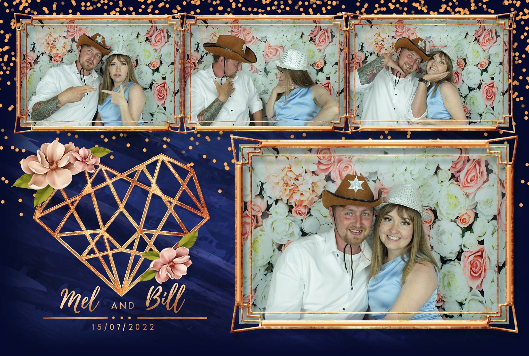 Mel & Bill's Wedding  | View more photos from the event at gallery.myphotoboothexperience.co.uk/u/MyPhotoBoothExperienceLtd/Mel-Bills-Wedding