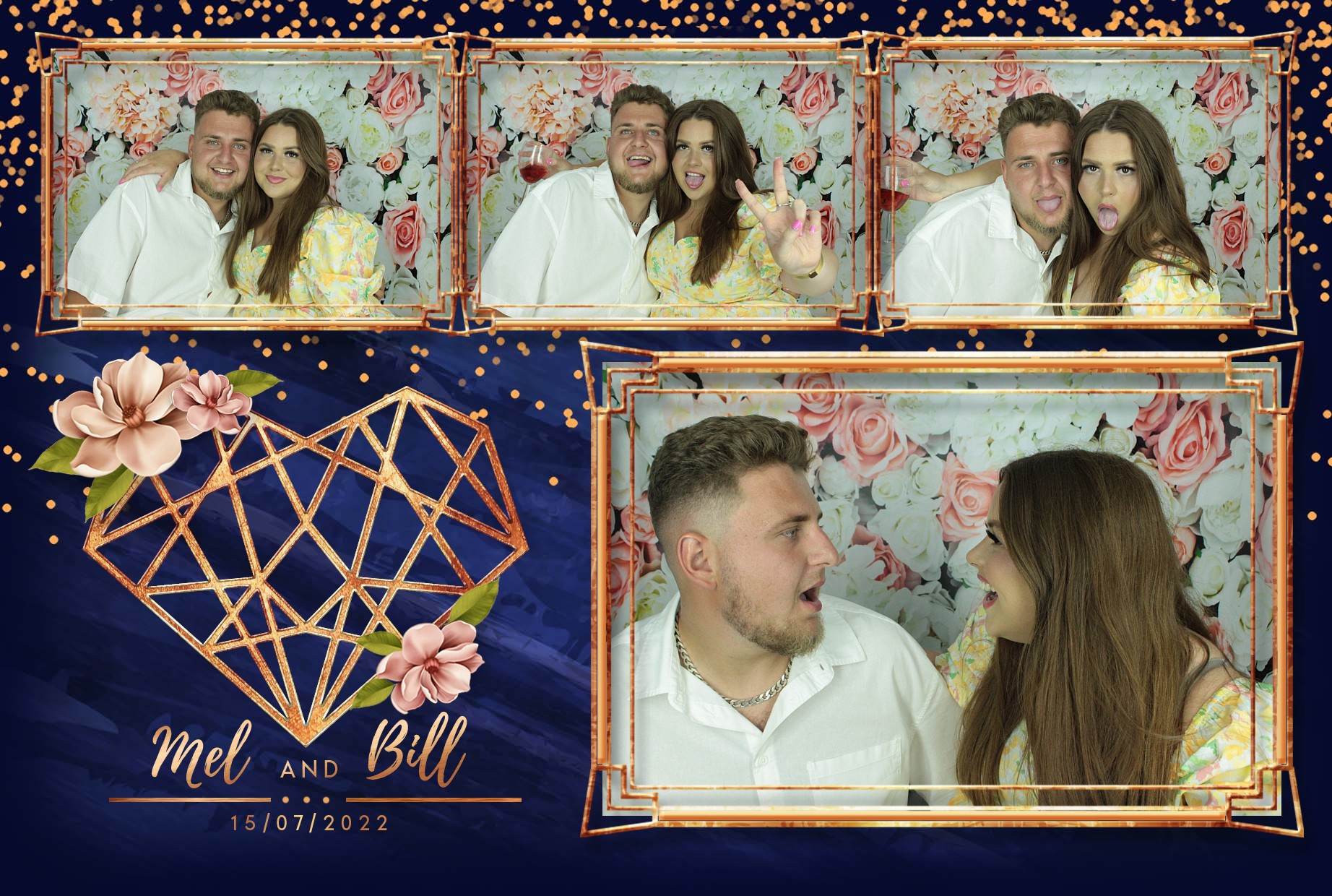 Mel & Bill's Wedding  | View more photos from the event at gallery.myphotoboothexperience.co.uk/u/MyPhotoBoothExperienceLtd/Mel-Bills-Wedding