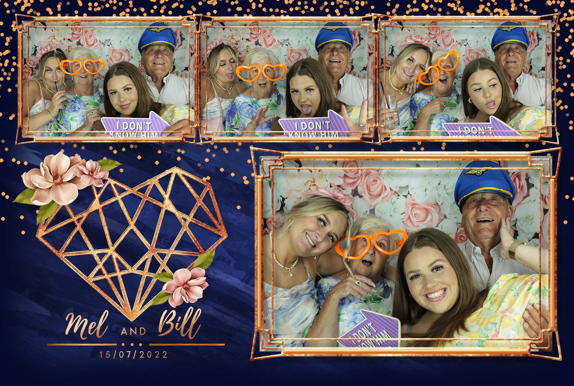 Mel & Bill's Wedding  | View more photos from the event at gallery.myphotoboothexperience.co.uk/u/MyPhotoBoothExperienceLtd/Mel-Bills-Wedding