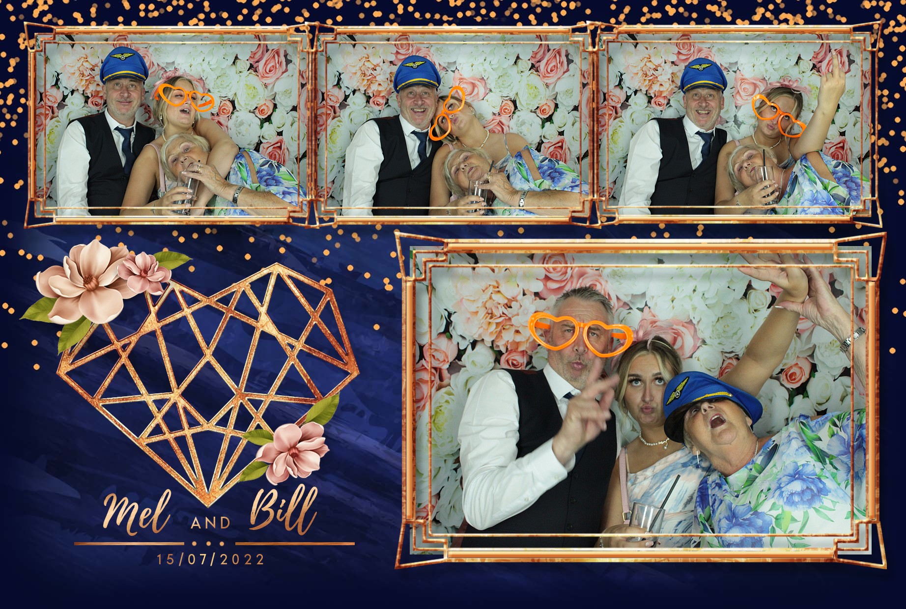 Mel & Bill's Wedding  | View more photos from the event at gallery.myphotoboothexperience.co.uk/u/MyPhotoBoothExperienceLtd/Mel-Bills-Wedding