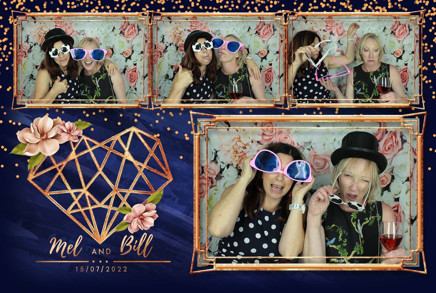 Mel & Bill's Wedding  | View more photos from the event at gallery.myphotoboothexperience.co.uk/u/MyPhotoBoothExperienceLtd/Mel-Bills-Wedding