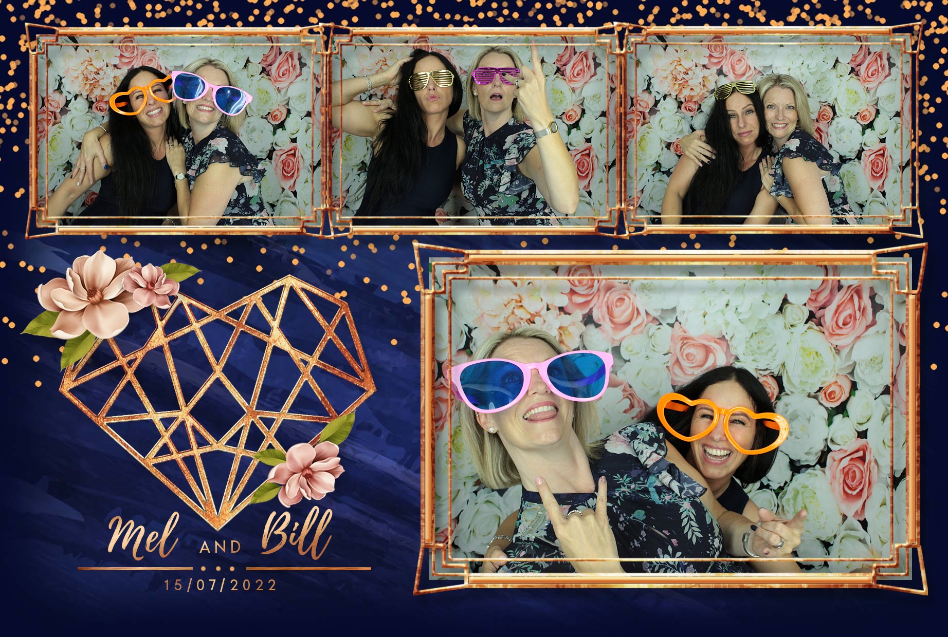 Mel & Bill's Wedding  | View more photos from the event at gallery.myphotoboothexperience.co.uk/u/MyPhotoBoothExperienceLtd/Mel-Bills-Wedding
