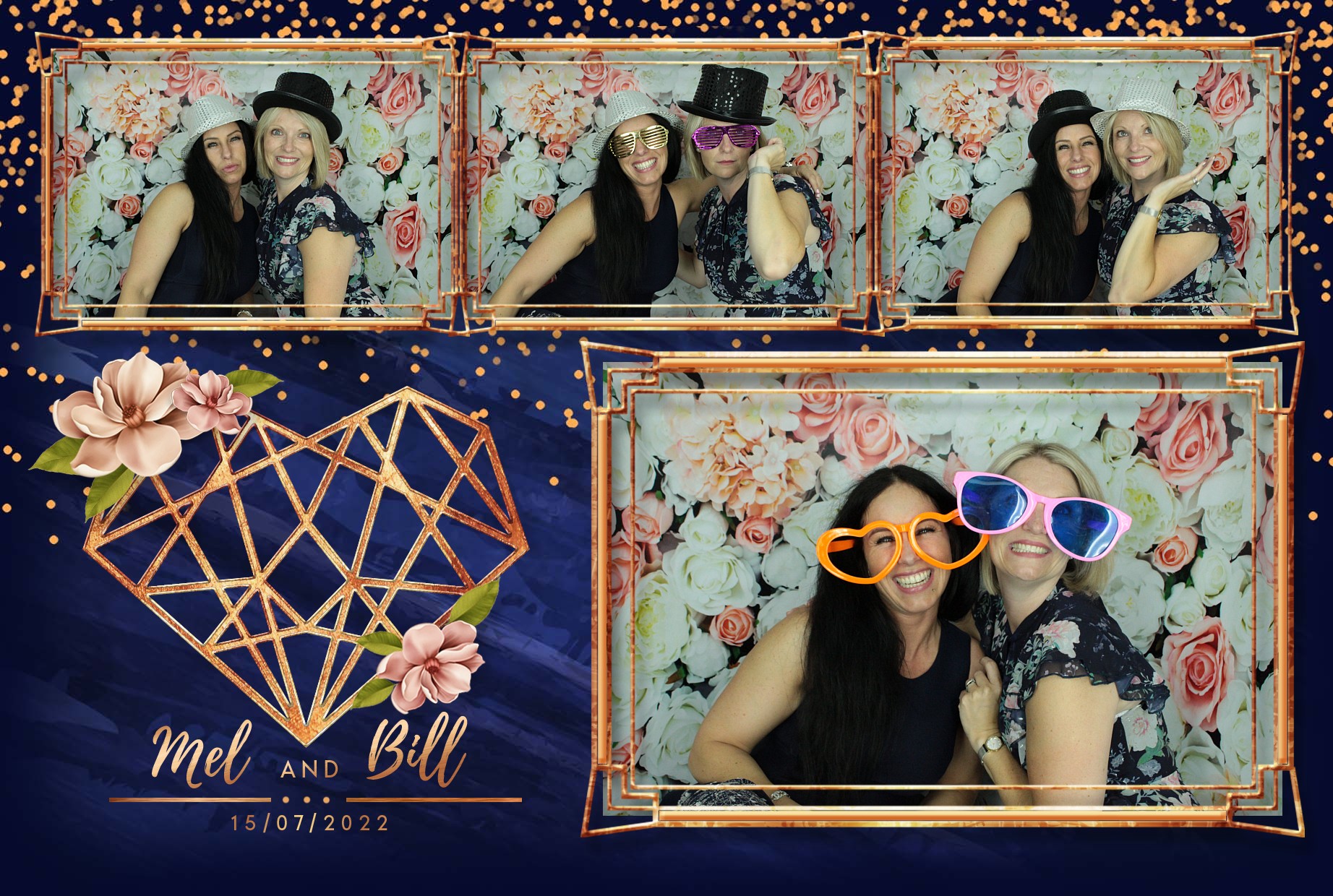 Mel & Bill's Wedding  | View more photos from the event at gallery.myphotoboothexperience.co.uk/u/MyPhotoBoothExperienceLtd/Mel-Bills-Wedding