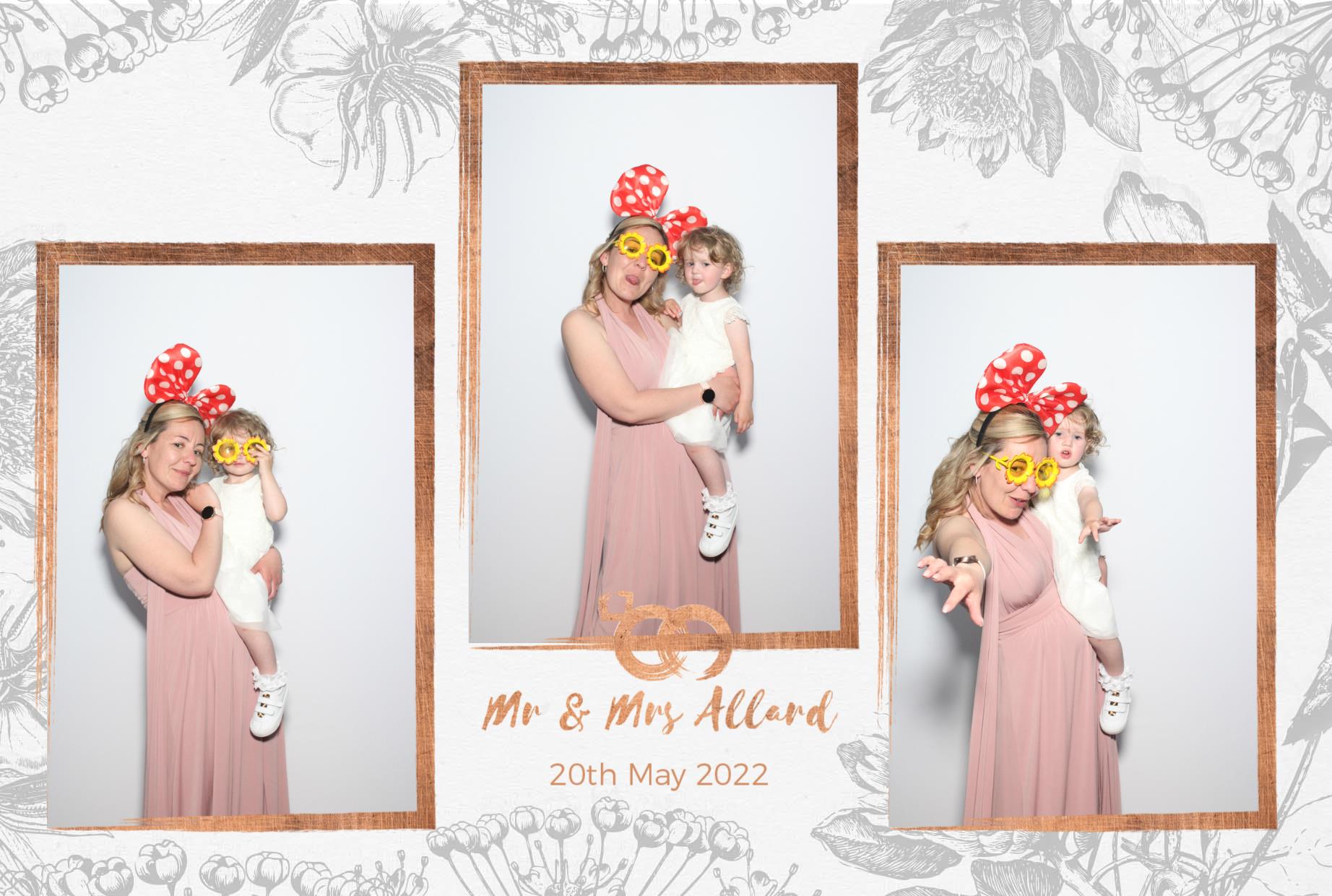 Mr and Mrs Allard  | View more photos from the event at gallery.myphotoboothexperience.co.uk/u/MyPhotoBoothExperienceLtd/Mr-and-Mrs-Allard