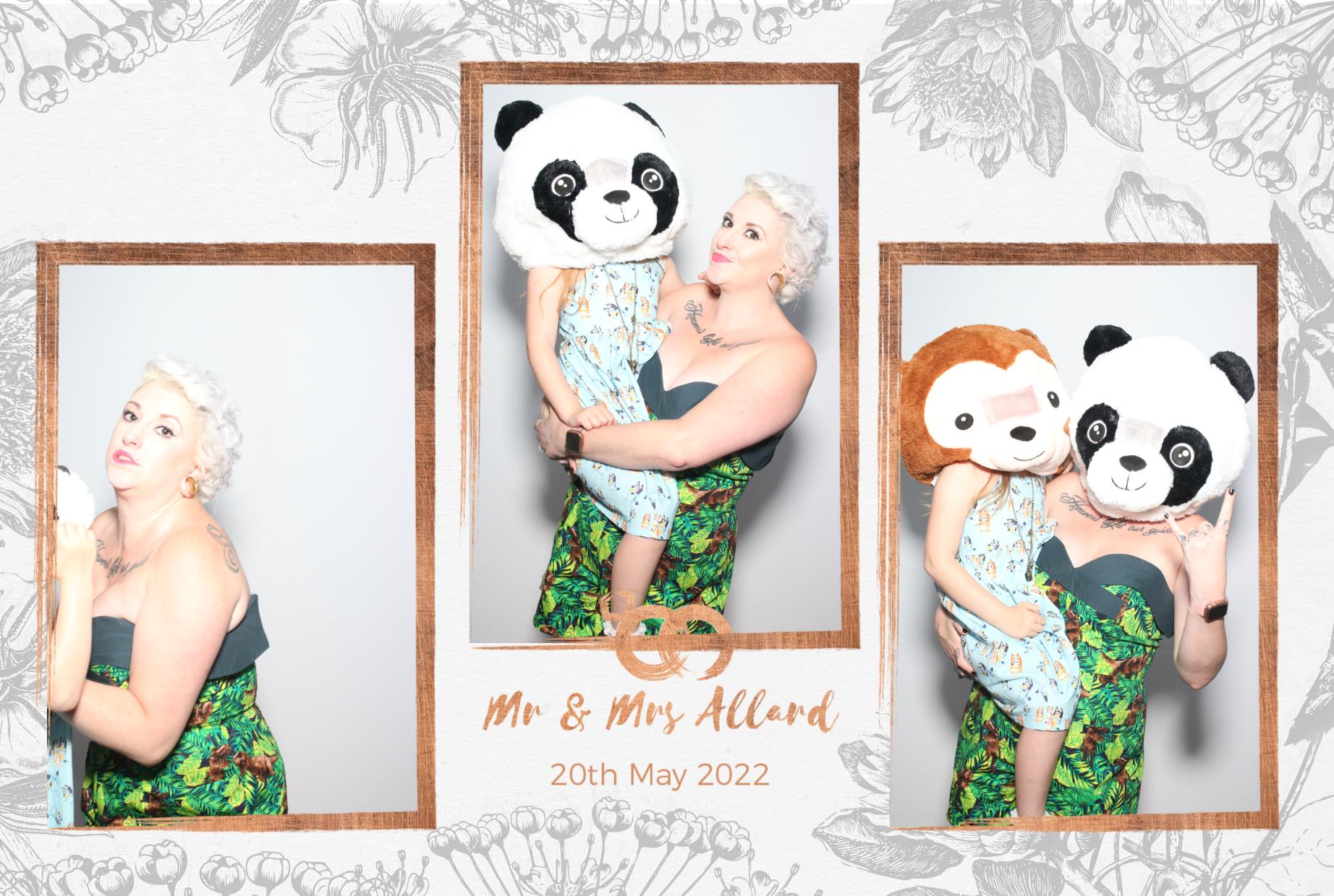 Mr and Mrs Allard  | View more photos from the event at gallery.myphotoboothexperience.co.uk/u/MyPhotoBoothExperienceLtd/Mr-and-Mrs-Allard