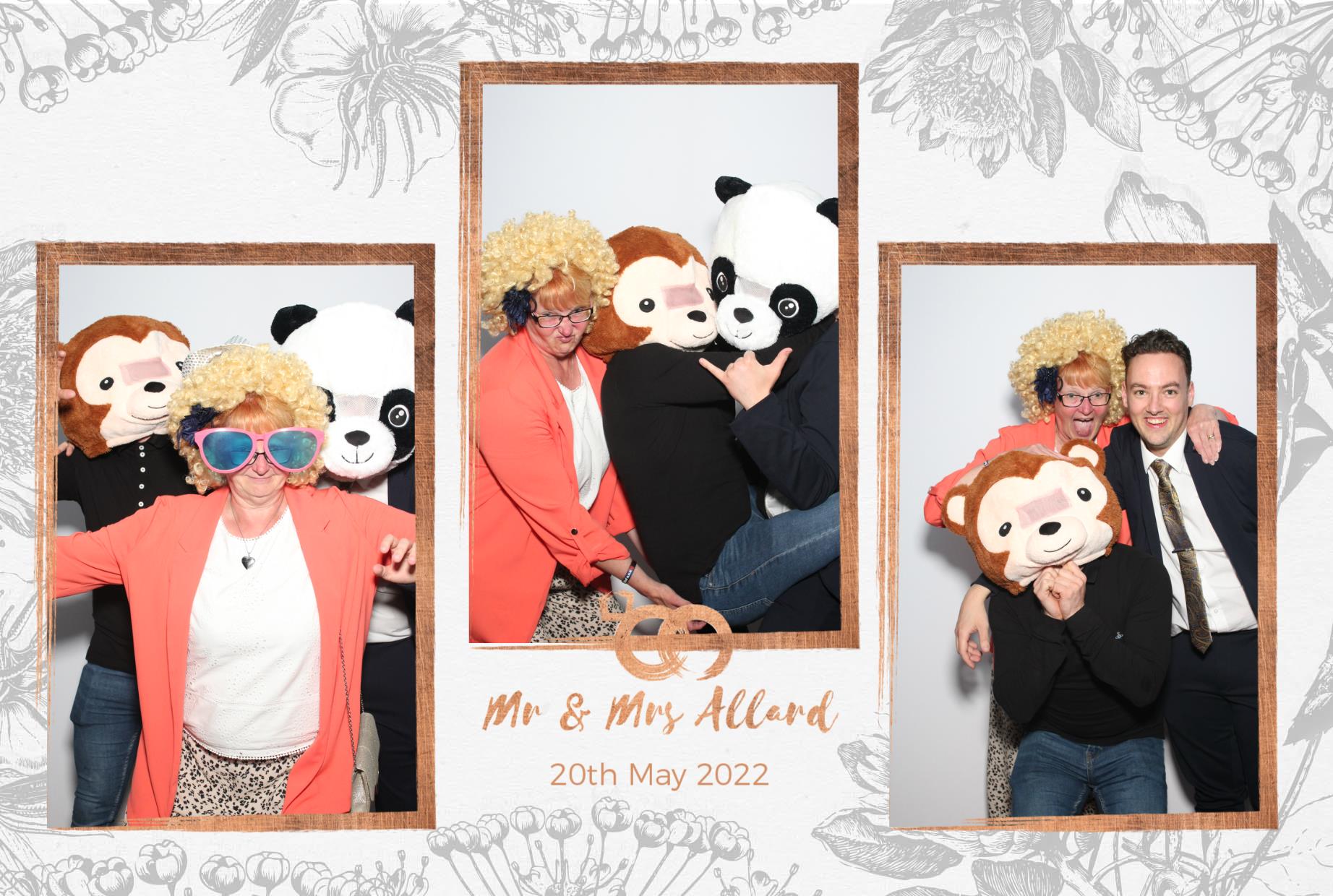 Mr and Mrs Allard  | View more photos from the event at gallery.myphotoboothexperience.co.uk/u/MyPhotoBoothExperienceLtd/Mr-and-Mrs-Allard