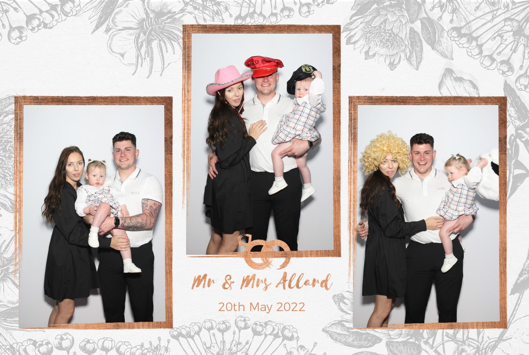 Mr and Mrs Allard  | View more photos from the event at gallery.myphotoboothexperience.co.uk/u/MyPhotoBoothExperienceLtd/Mr-and-Mrs-Allard