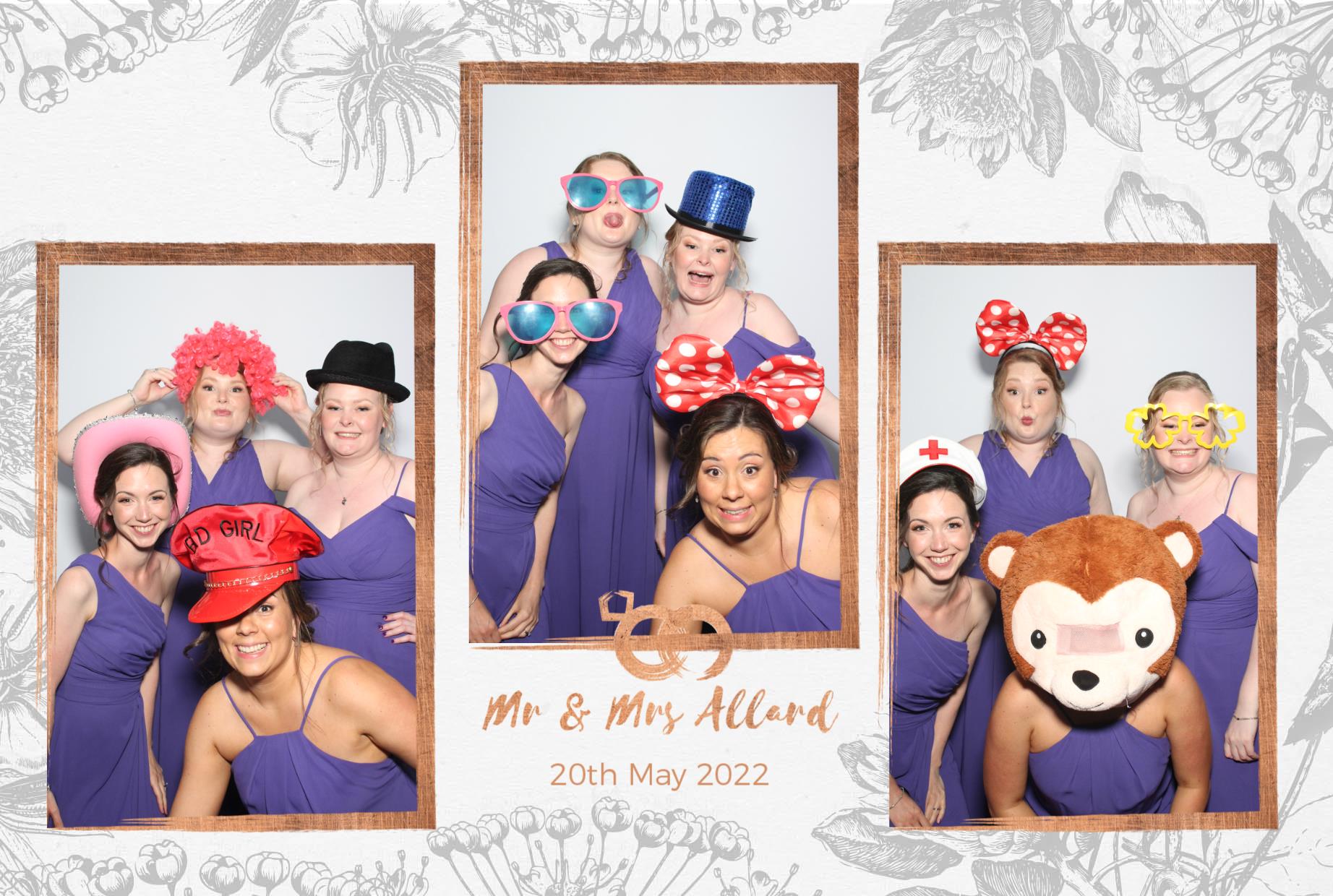 Mr and Mrs Allard  | View more photos from the event at gallery.myphotoboothexperience.co.uk/u/MyPhotoBoothExperienceLtd/Mr-and-Mrs-Allard