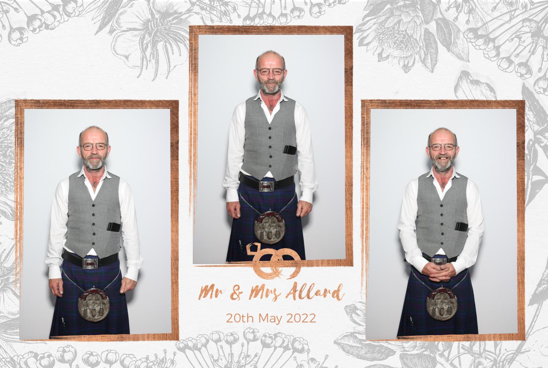 Mr and Mrs Allard  | View more photos from the event at gallery.myphotoboothexperience.co.uk/u/MyPhotoBoothExperienceLtd/Mr-and-Mrs-Allard