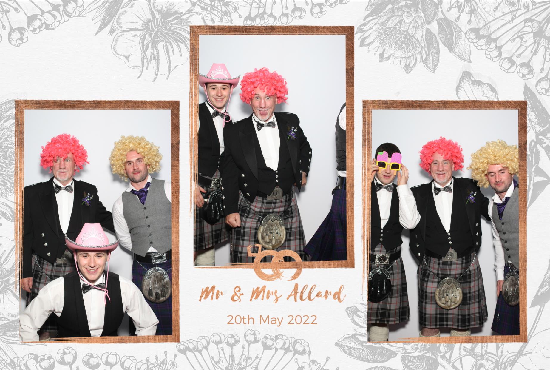 Mr and Mrs Allard  | View more photos from the event at gallery.myphotoboothexperience.co.uk/u/MyPhotoBoothExperienceLtd/Mr-and-Mrs-Allard