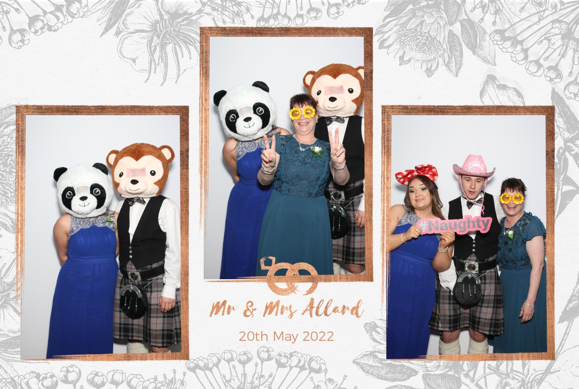 Mr and Mrs Allard  | View more photos from the event at gallery.myphotoboothexperience.co.uk/u/MyPhotoBoothExperienceLtd/Mr-and-Mrs-Allard