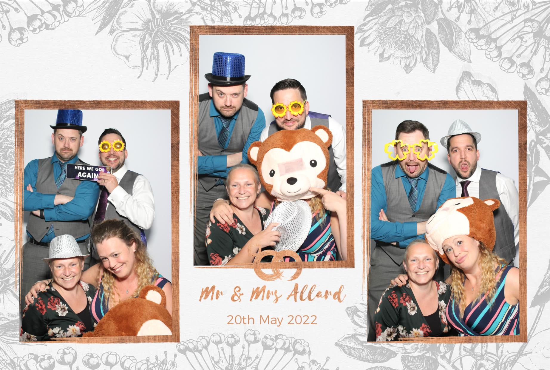 Mr and Mrs Allard  | View more photos from the event at gallery.myphotoboothexperience.co.uk/u/MyPhotoBoothExperienceLtd/Mr-and-Mrs-Allard