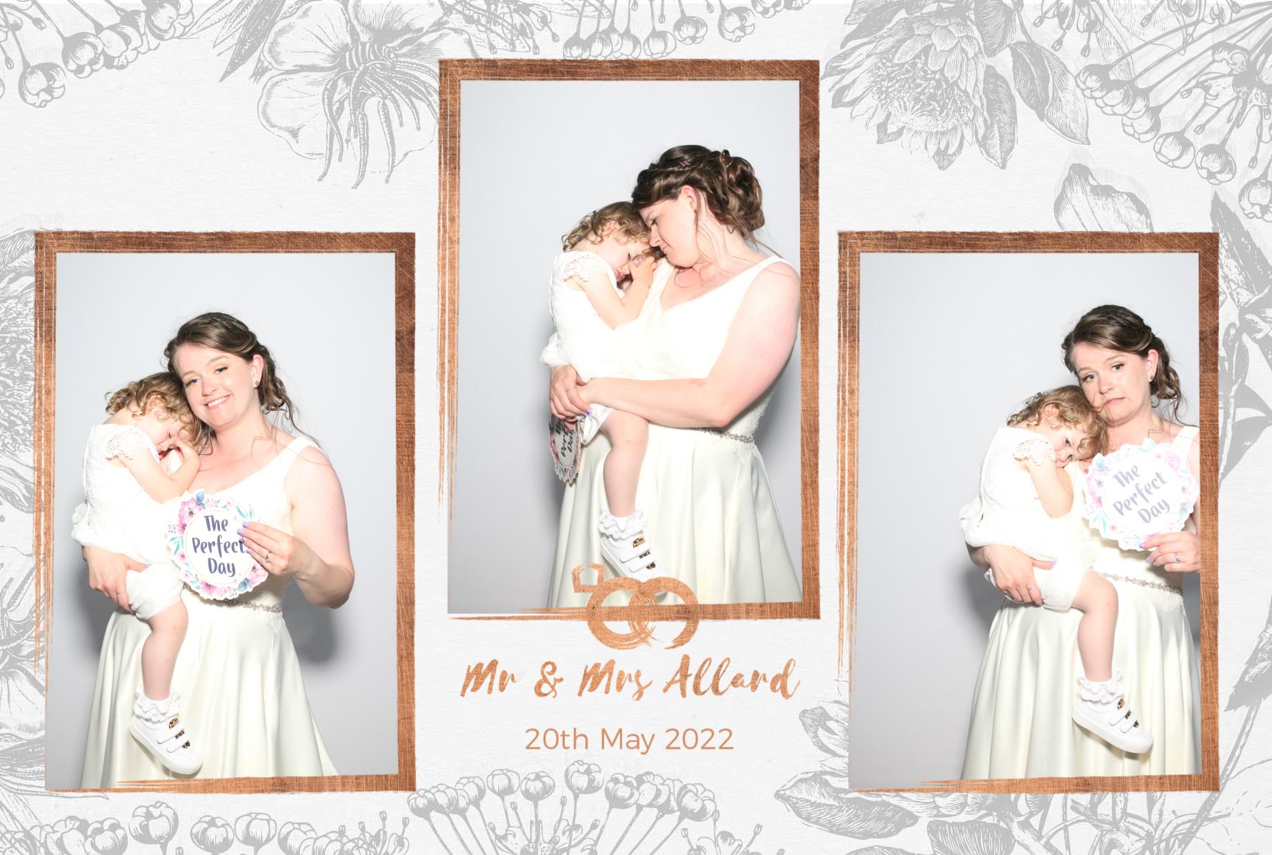 Mr and Mrs Allard  | View more photos from the event at gallery.myphotoboothexperience.co.uk/u/MyPhotoBoothExperienceLtd/Mr-and-Mrs-Allard