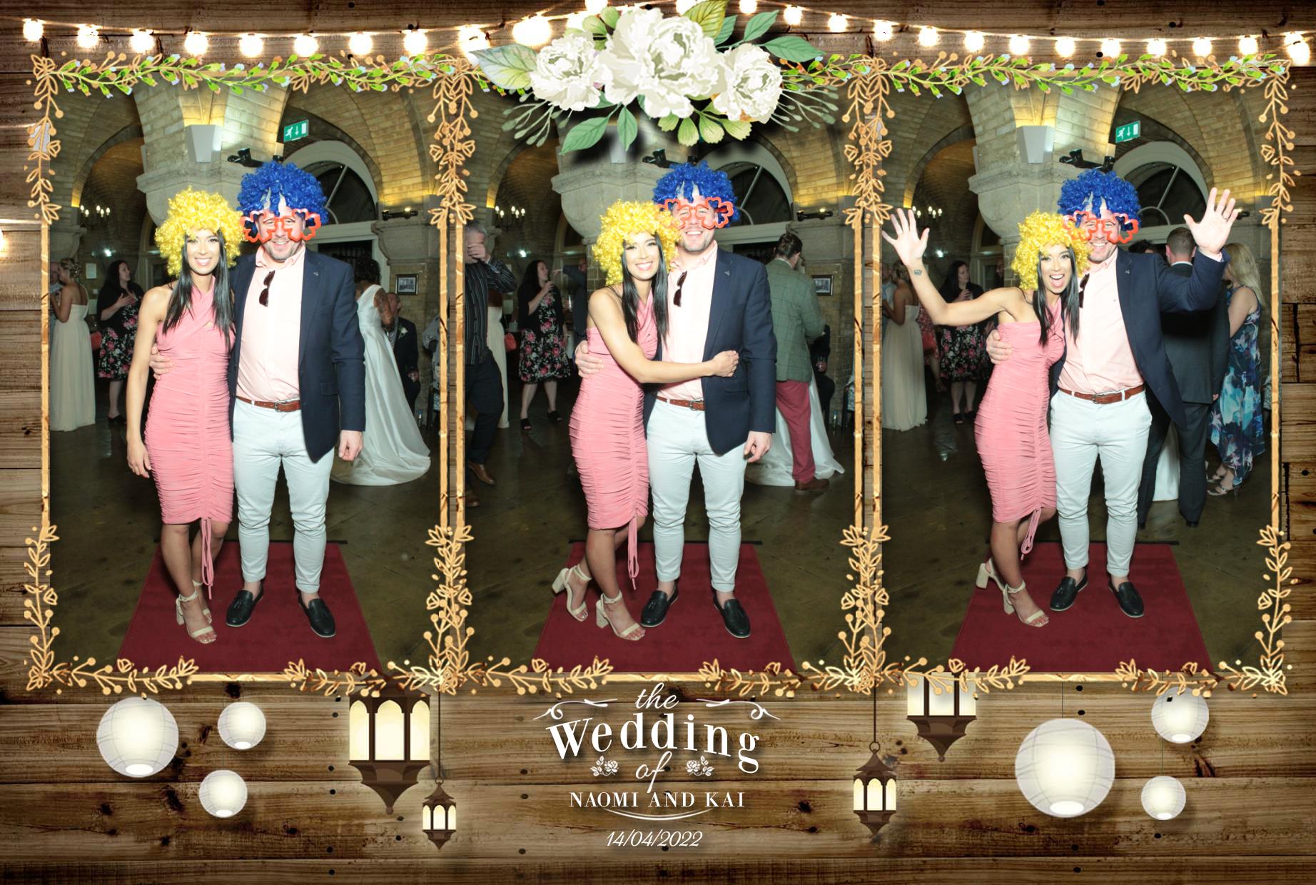 Naomi & Kai's Wedding | View more photos from the event at gallery.myphotoboothexperience.co.uk/u/MyPhotoBoothExperienceLtd/Naomi-Kais-Wedding