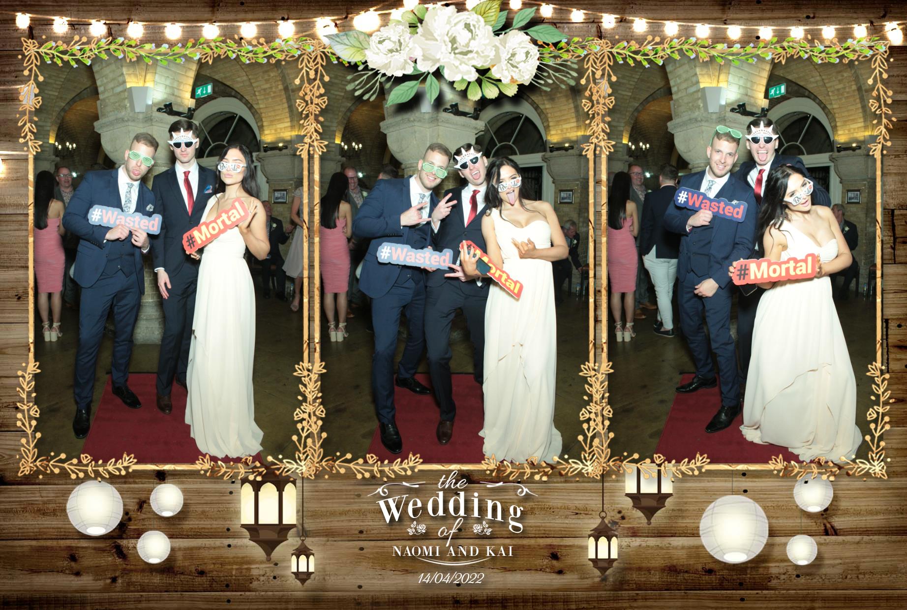 Naomi & Kai's Wedding | View more photos from the event at gallery.myphotoboothexperience.co.uk/u/MyPhotoBoothExperienceLtd/Naomi-Kais-Wedding