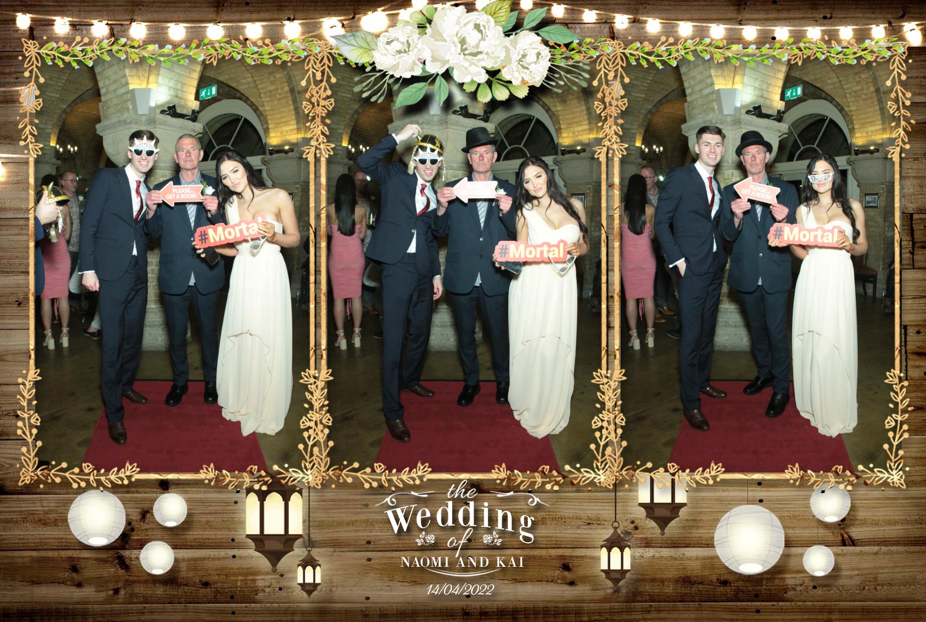 Naomi & Kai's Wedding | View more photos from the event at gallery.myphotoboothexperience.co.uk/u/MyPhotoBoothExperienceLtd/Naomi-Kais-Wedding
