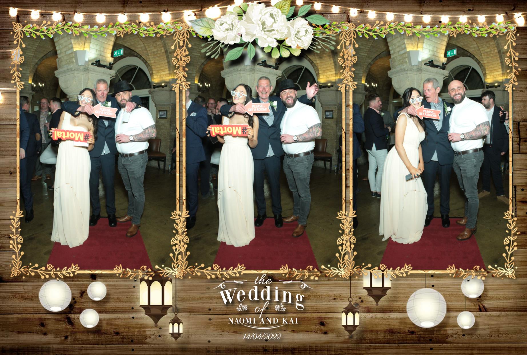 Naomi & Kai's Wedding | View more photos from the event at gallery.myphotoboothexperience.co.uk/u/MyPhotoBoothExperienceLtd/Naomi-Kais-Wedding
