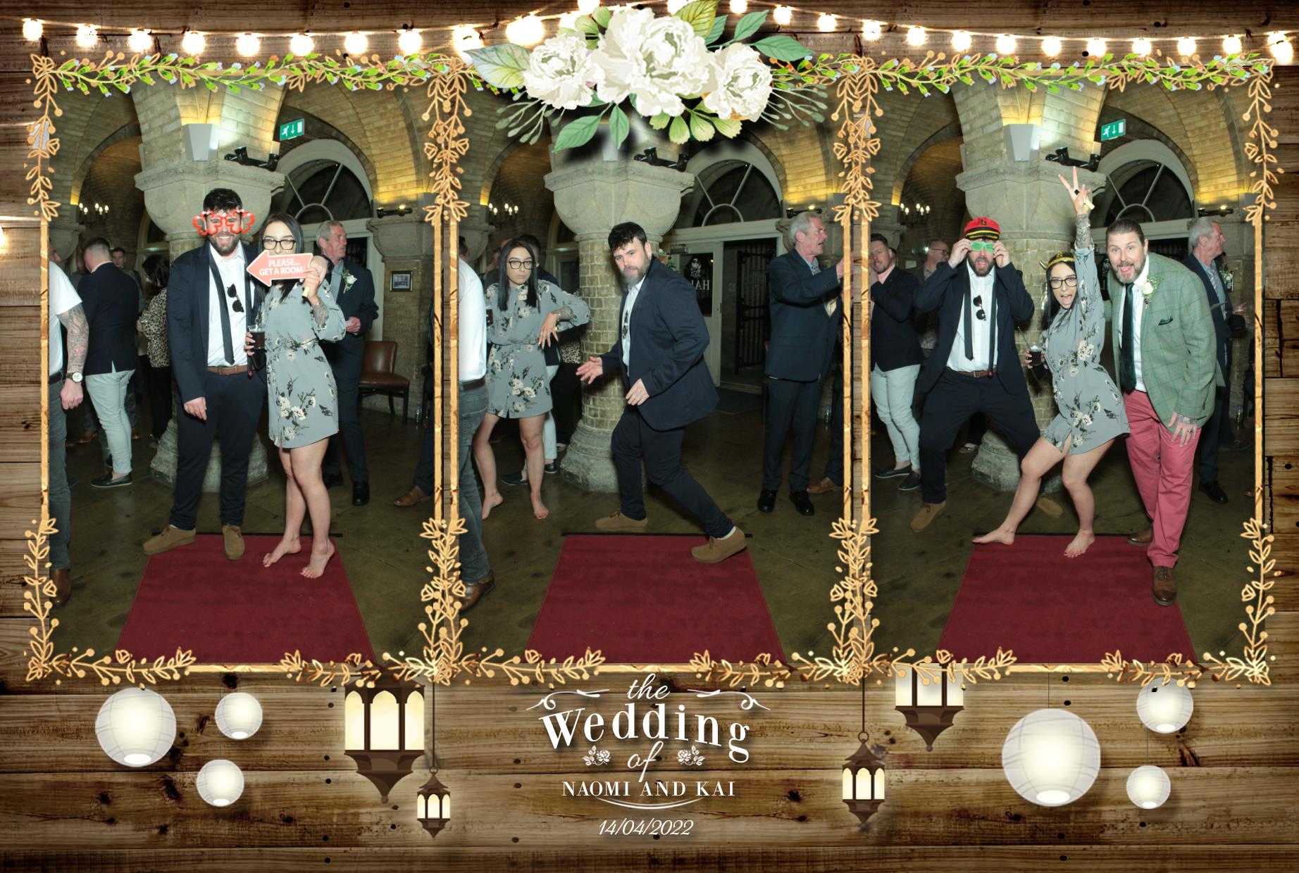Naomi & Kai's Wedding | View more photos from the event at gallery.myphotoboothexperience.co.uk/u/MyPhotoBoothExperienceLtd/Naomi-Kais-Wedding