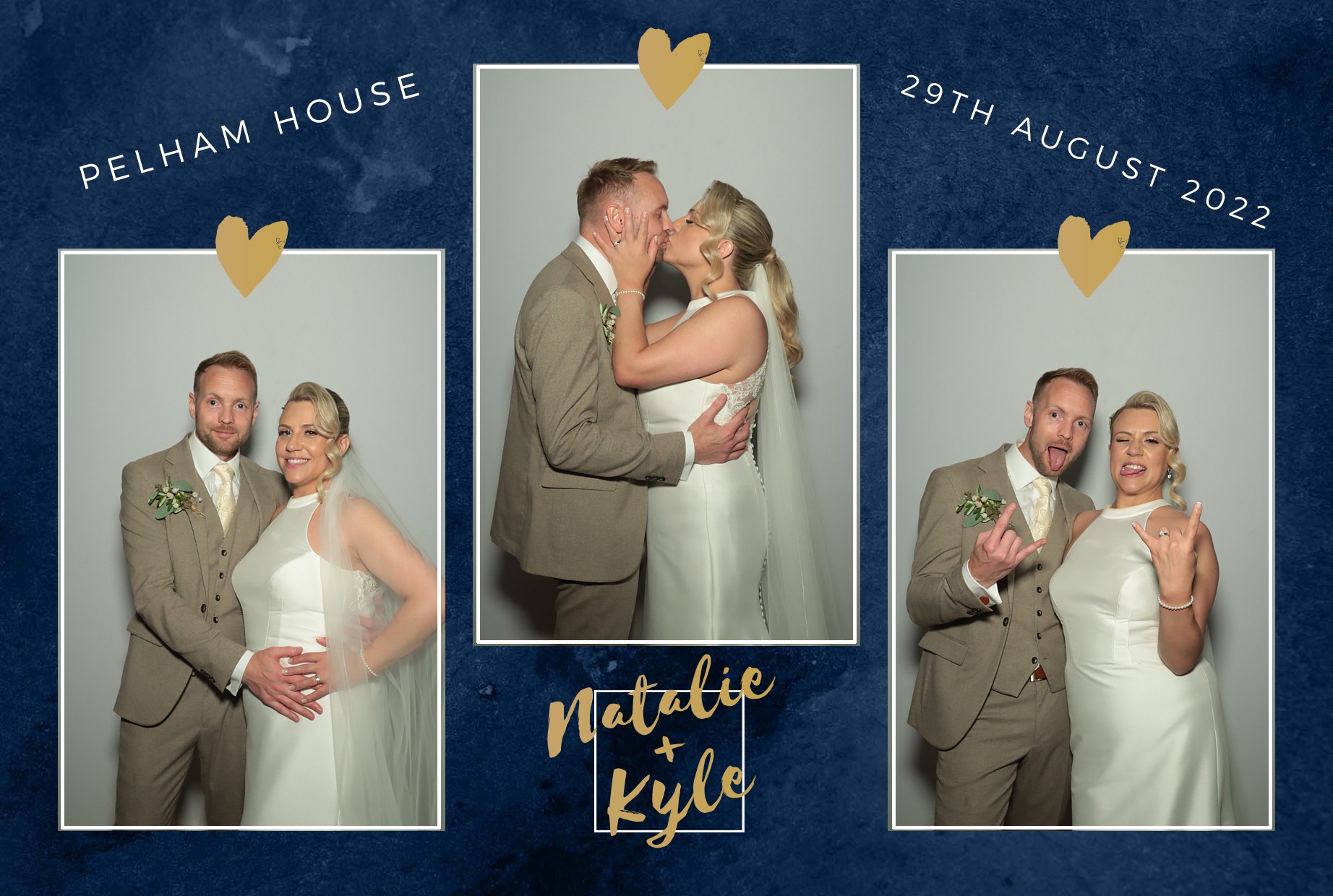 Natalie & Kyle's Wedding  | View more photos from the event at gallery.myphotoboothexperience.co.uk/u/MyPhotoBoothExperienceLtd/Natalie-Kyles-Wedding