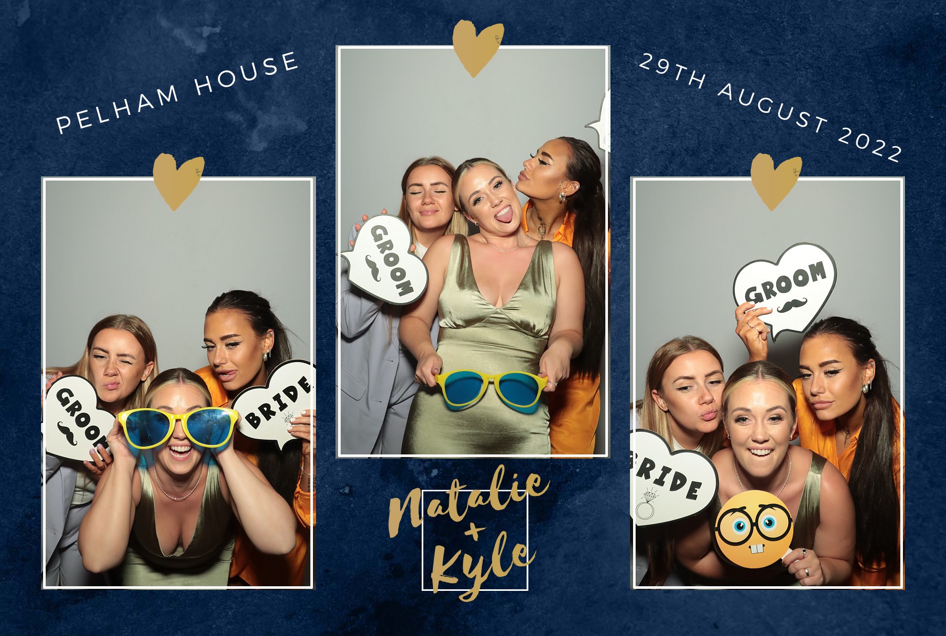 Natalie & Kyle's Wedding  | View more photos from the event at gallery.myphotoboothexperience.co.uk/u/MyPhotoBoothExperienceLtd/Natalie-Kyles-Wedding