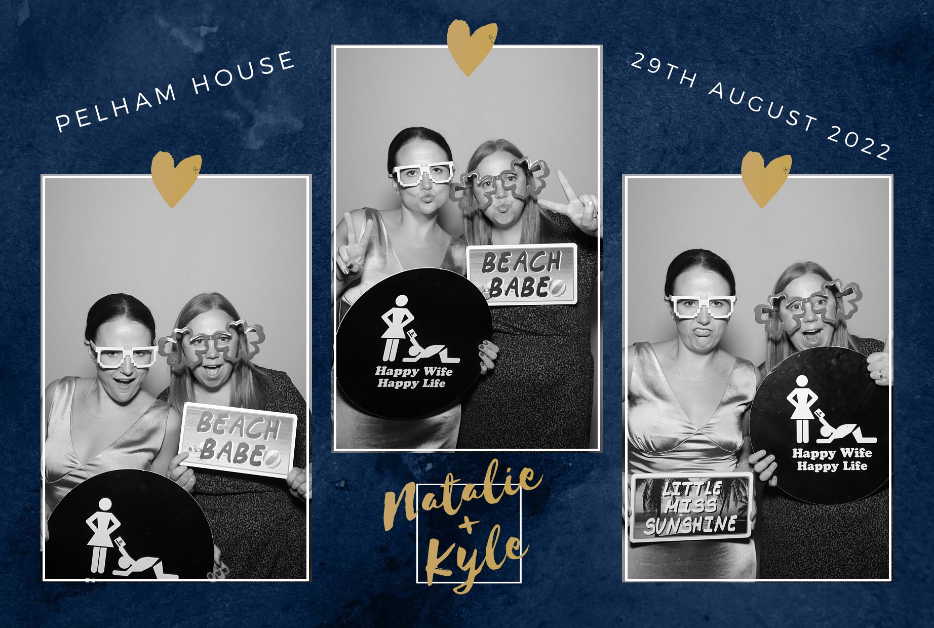 Natalie & Kyle's Wedding  | View more photos from the event at gallery.myphotoboothexperience.co.uk/u/MyPhotoBoothExperienceLtd/Natalie-Kyles-Wedding