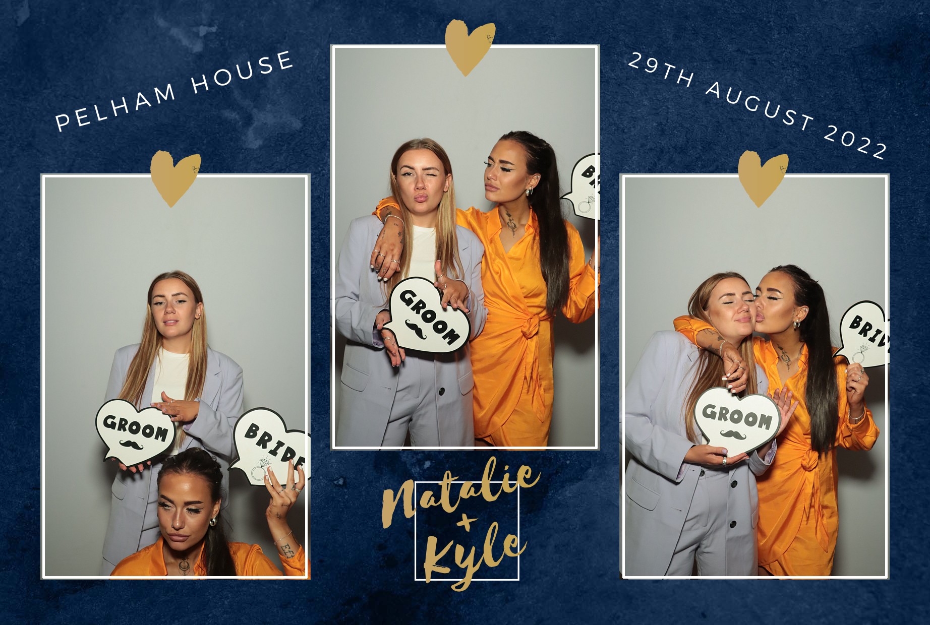 Natalie & Kyle's Wedding  | View more photos from the event at gallery.myphotoboothexperience.co.uk/u/MyPhotoBoothExperienceLtd/Natalie-Kyles-Wedding