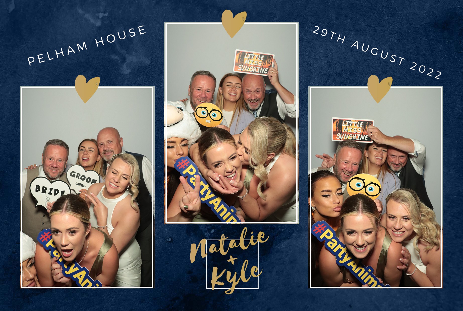 Natalie & Kyle's Wedding  | View more photos from the event at gallery.myphotoboothexperience.co.uk/u/MyPhotoBoothExperienceLtd/Natalie-Kyles-Wedding