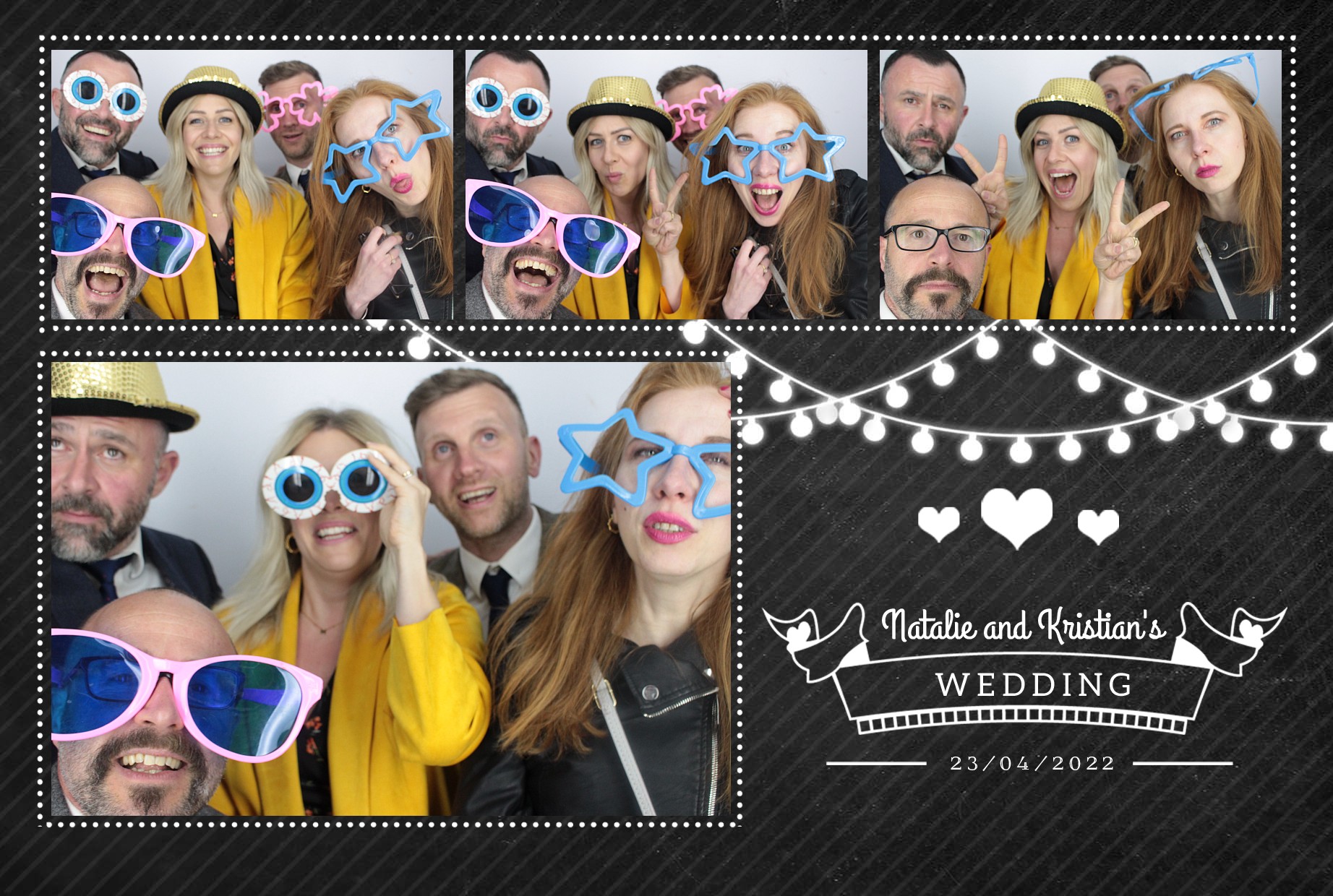 Natalie & kristian's Wedding  | View more photos from the event at gallery.myphotoboothexperience.co.uk/u/MyPhotoBoothExperienceLtd/Natalie-kristians-Wedding