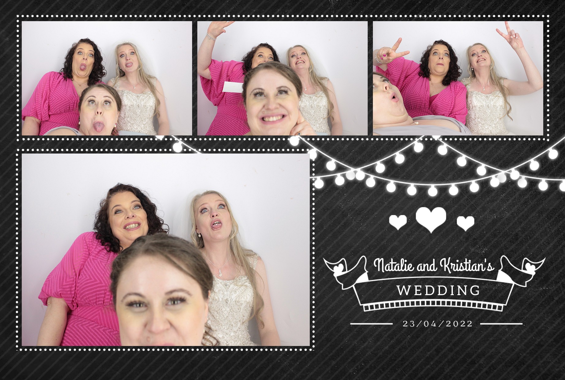 Natalie & kristian's Wedding  | View more photos from the event at gallery.myphotoboothexperience.co.uk/u/MyPhotoBoothExperienceLtd/Natalie-kristians-Wedding