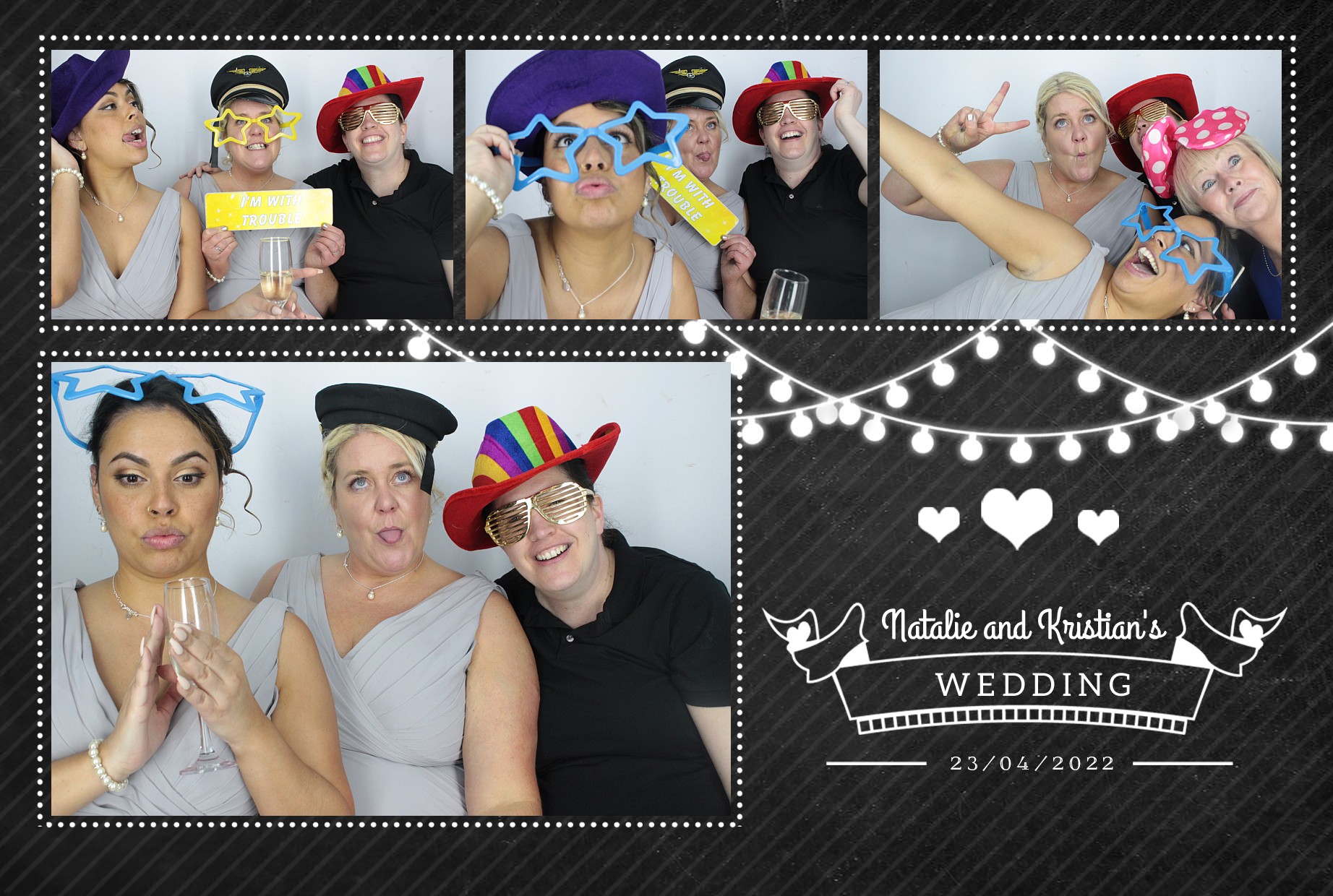 Natalie & kristian's Wedding  | View more photos from the event at gallery.myphotoboothexperience.co.uk/u/MyPhotoBoothExperienceLtd/Natalie-kristians-Wedding
