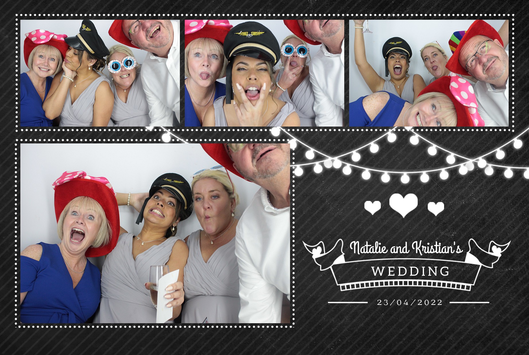 Natalie & kristian's Wedding  | View more photos from the event at gallery.myphotoboothexperience.co.uk/u/MyPhotoBoothExperienceLtd/Natalie-kristians-Wedding