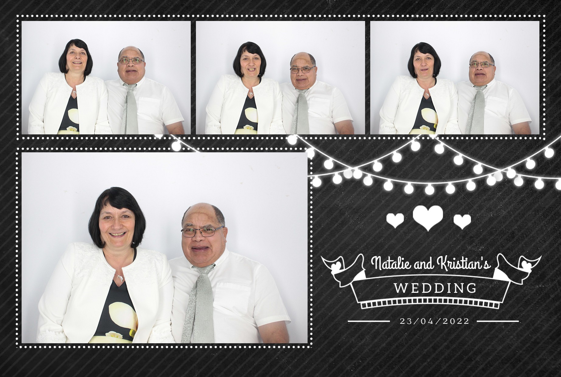 Natalie & kristian's Wedding  | View more photos from the event at gallery.myphotoboothexperience.co.uk/u/MyPhotoBoothExperienceLtd/Natalie-kristians-Wedding