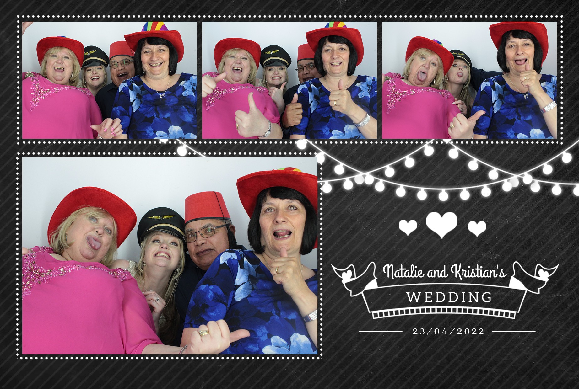Natalie & kristian's Wedding  | View more photos from the event at gallery.myphotoboothexperience.co.uk/u/MyPhotoBoothExperienceLtd/Natalie-kristians-Wedding