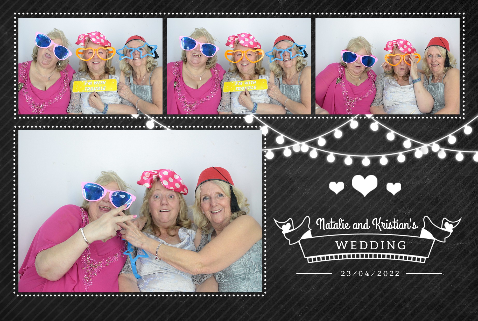 Natalie & kristian's Wedding  | View more photos from the event at gallery.myphotoboothexperience.co.uk/u/MyPhotoBoothExperienceLtd/Natalie-kristians-Wedding