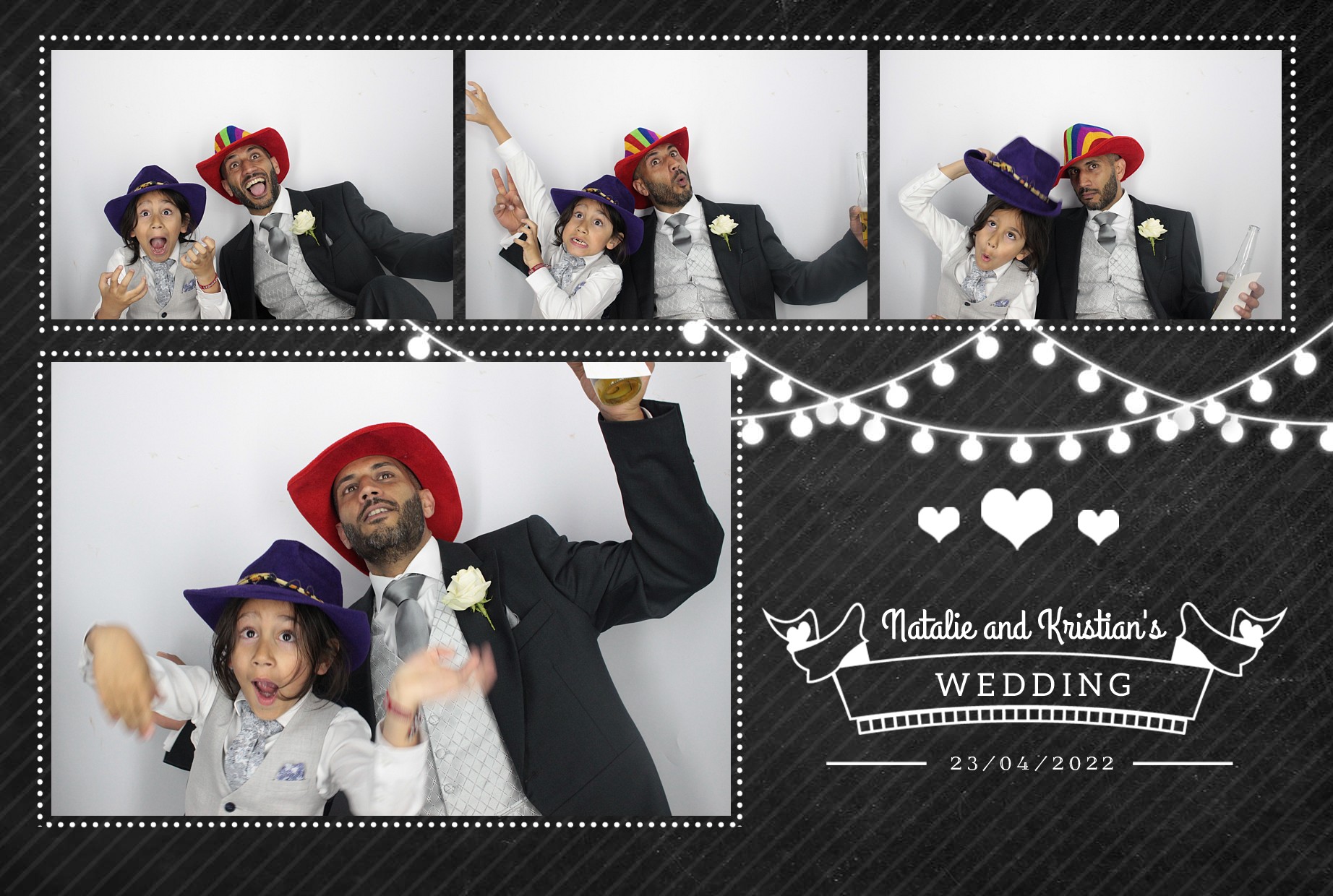 Natalie & kristian's Wedding  | View more photos from the event at gallery.myphotoboothexperience.co.uk/u/MyPhotoBoothExperienceLtd/Natalie-kristians-Wedding
