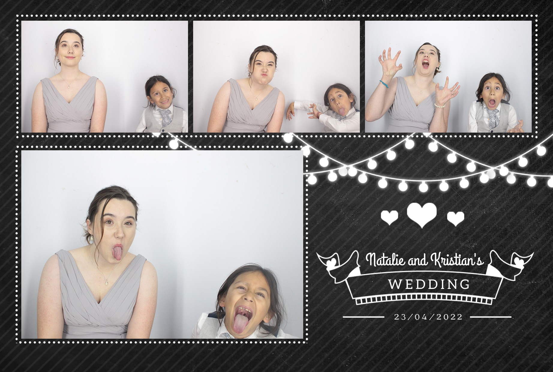 Natalie & kristian's Wedding  | View more photos from the event at gallery.myphotoboothexperience.co.uk/u/MyPhotoBoothExperienceLtd/Natalie-kristians-Wedding