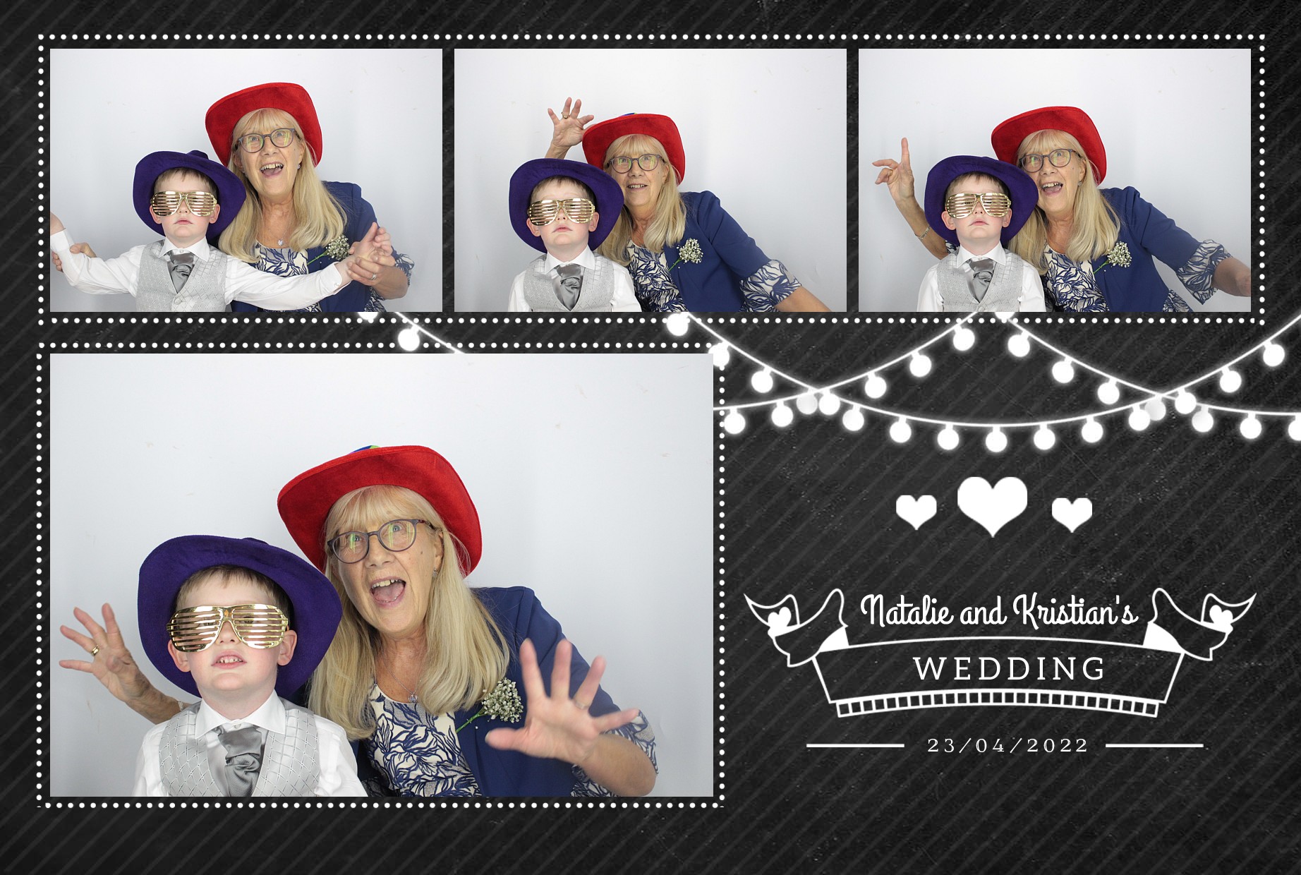 Natalie & kristian's Wedding  | View more photos from the event at gallery.myphotoboothexperience.co.uk/u/MyPhotoBoothExperienceLtd/Natalie-kristians-Wedding